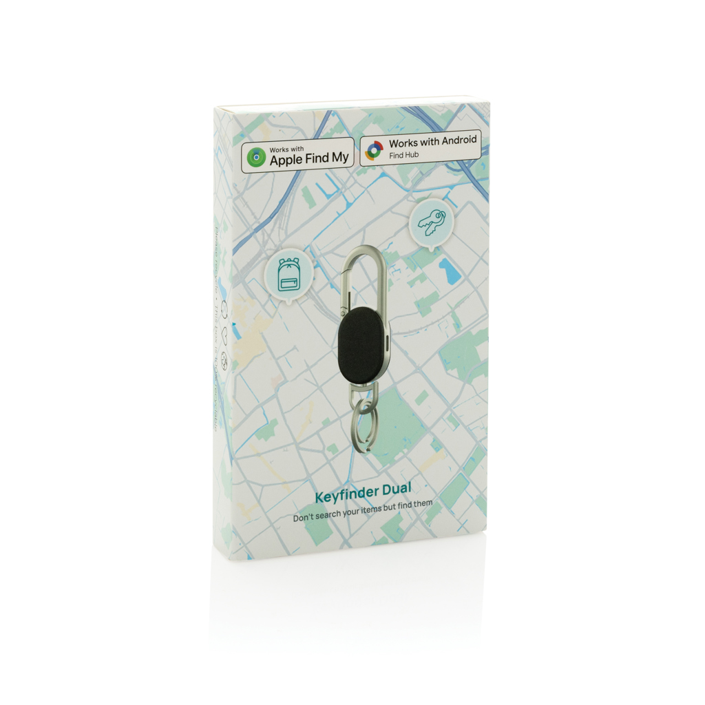 Llavero Keyfinder Dual con localización en todo el mundo