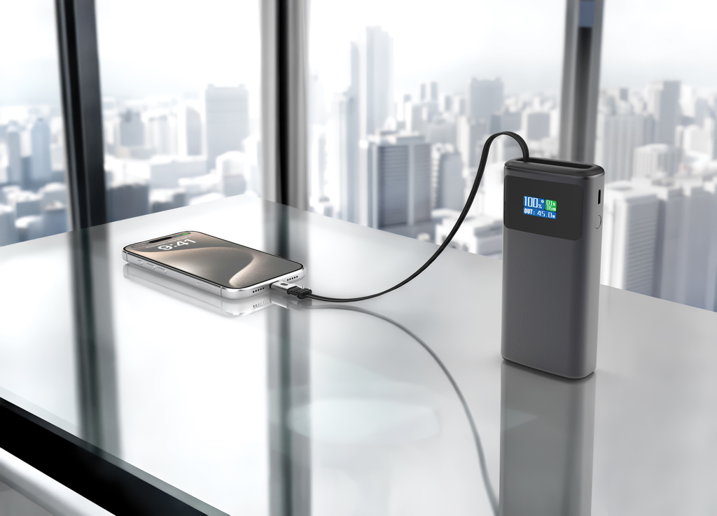 Powerbank Quantum RCS ultrarrápido PD45W de 10.000 mAh