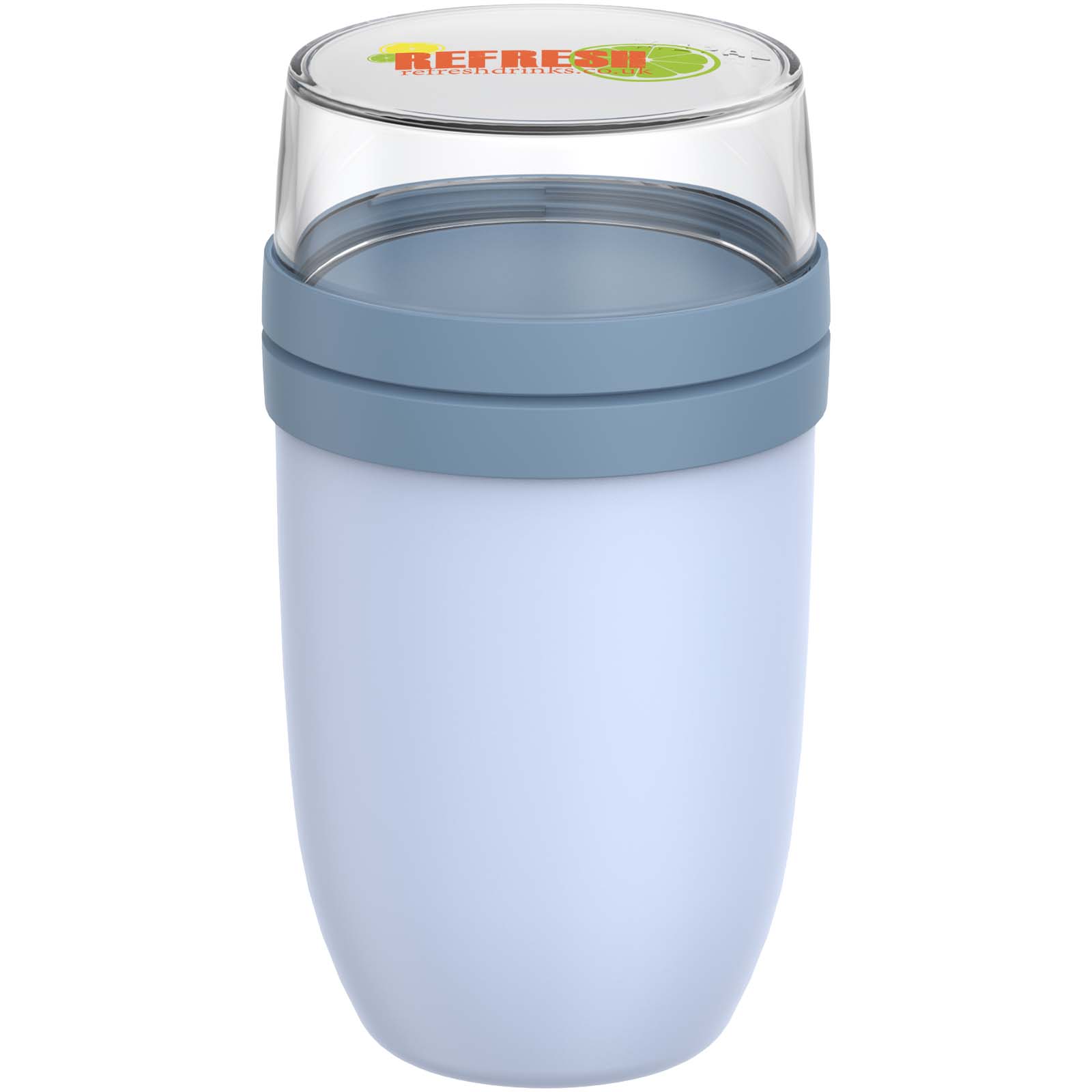 Fiambrera de 750+300 ml Mepal Ellipse