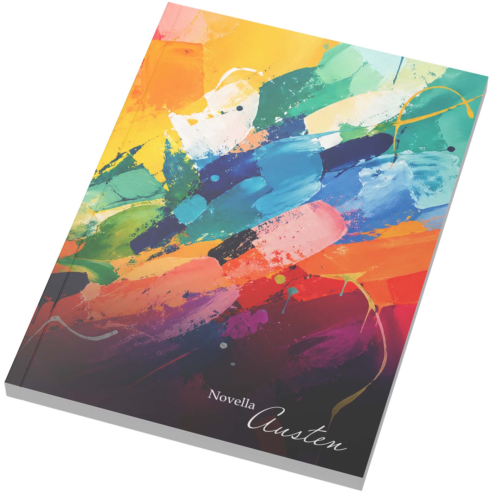 Libreta A5 de tapa blanda con 100 hojas Novella Austen