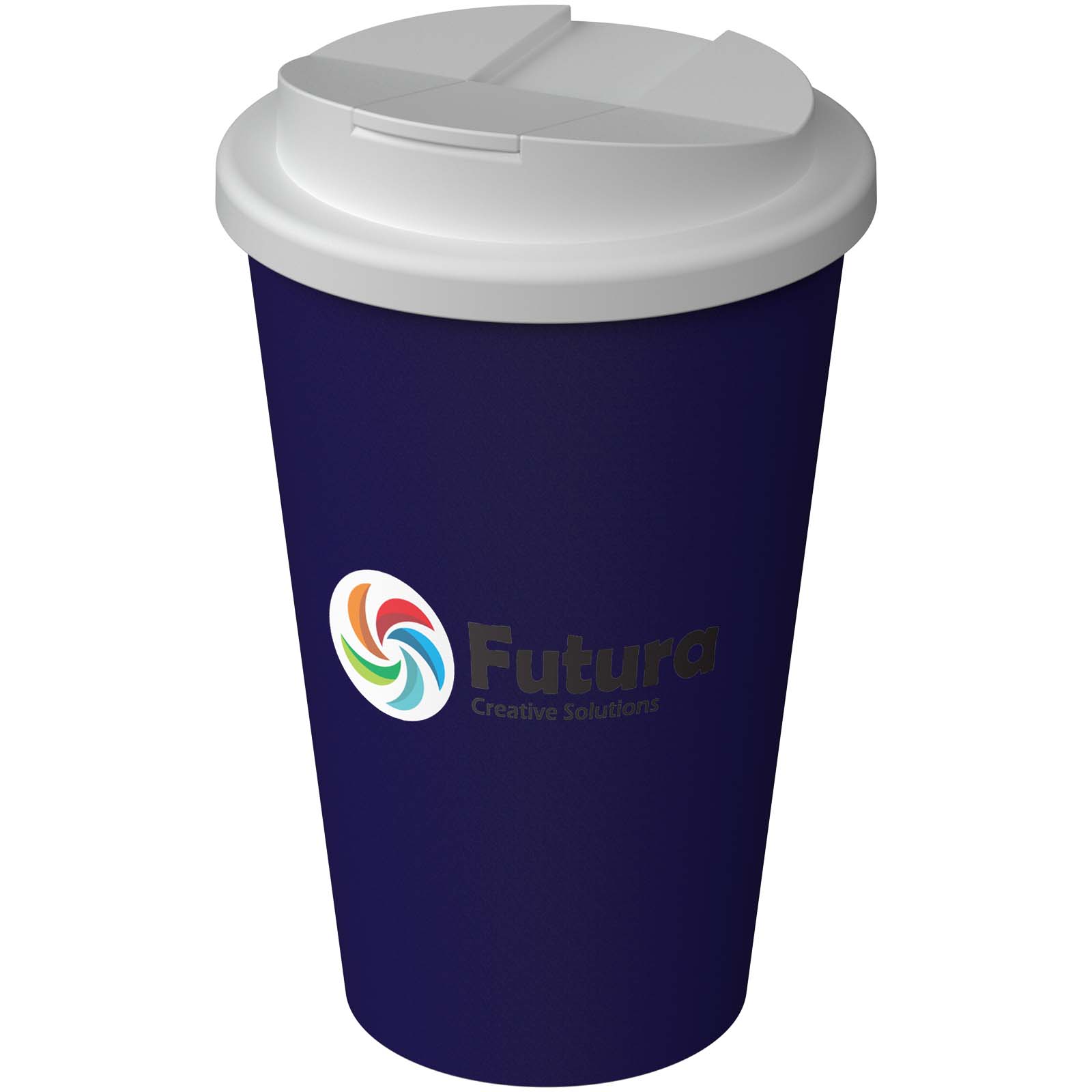 Vaso térmico Americano® Infiniti de 350 ml con tapa a prueba de derrames
