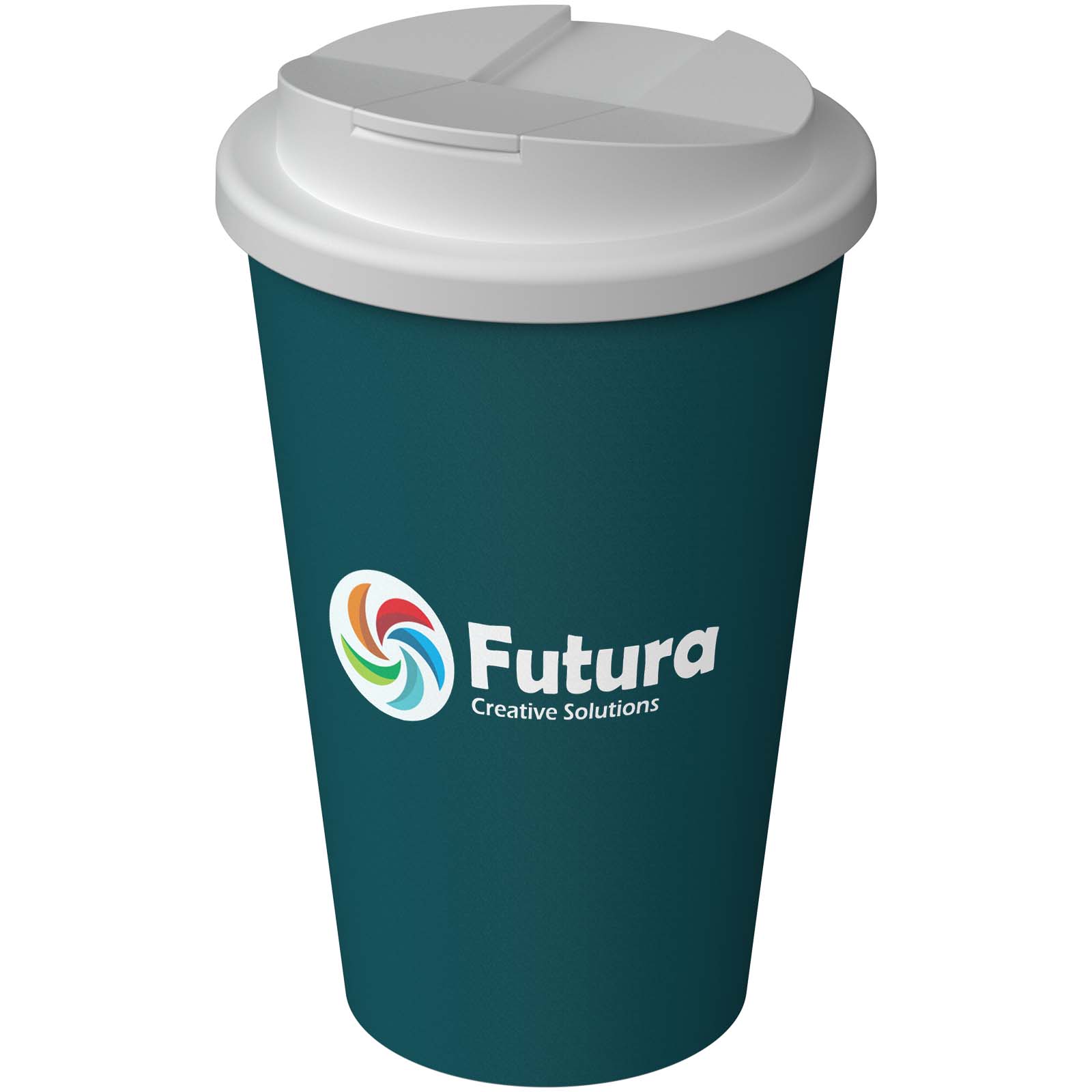 Vaso térmico Americano® Infiniti de 350 ml con tapa a prueba de derrames