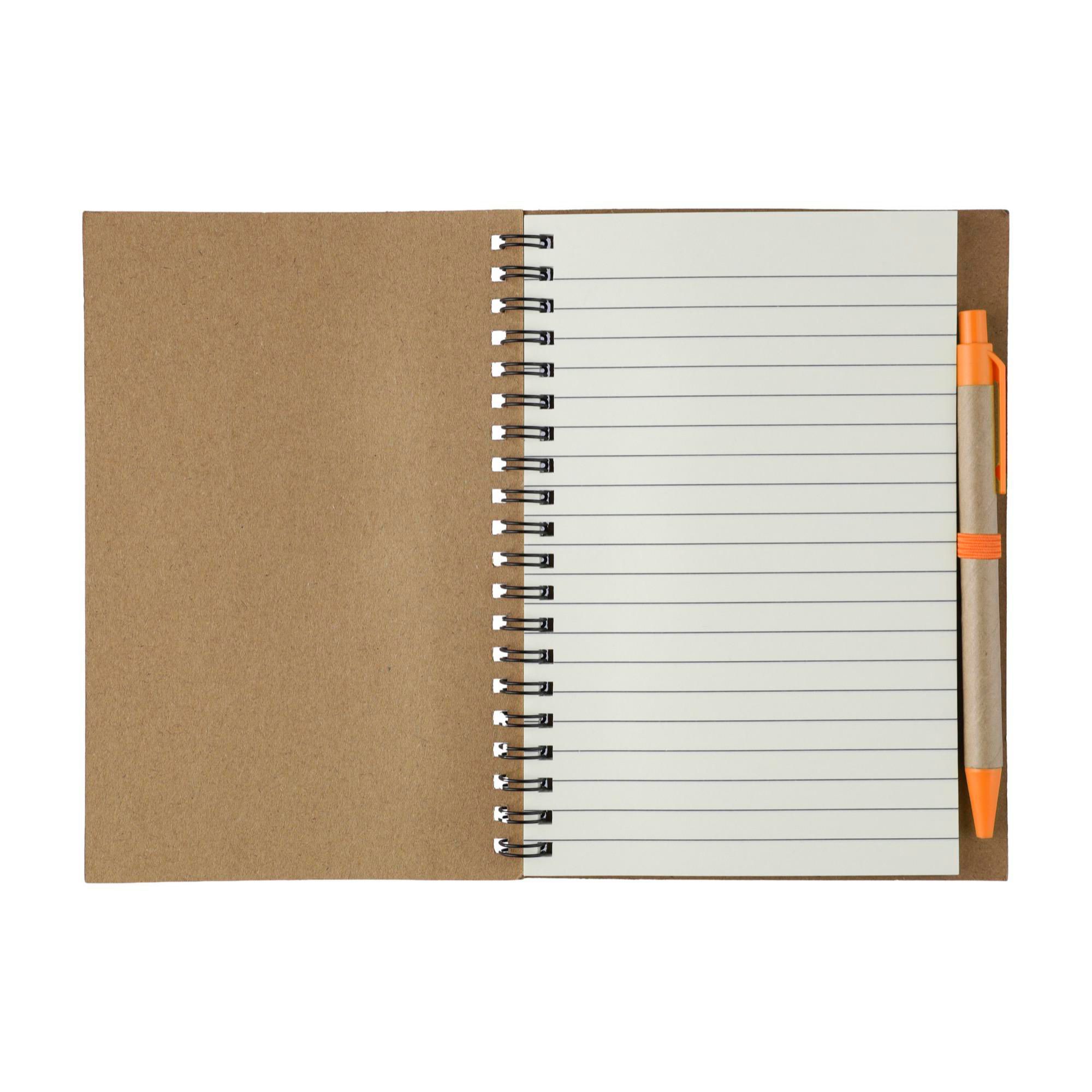 Cuaderno Stella | Cartón reciclado | Rayado | Bolígrafo