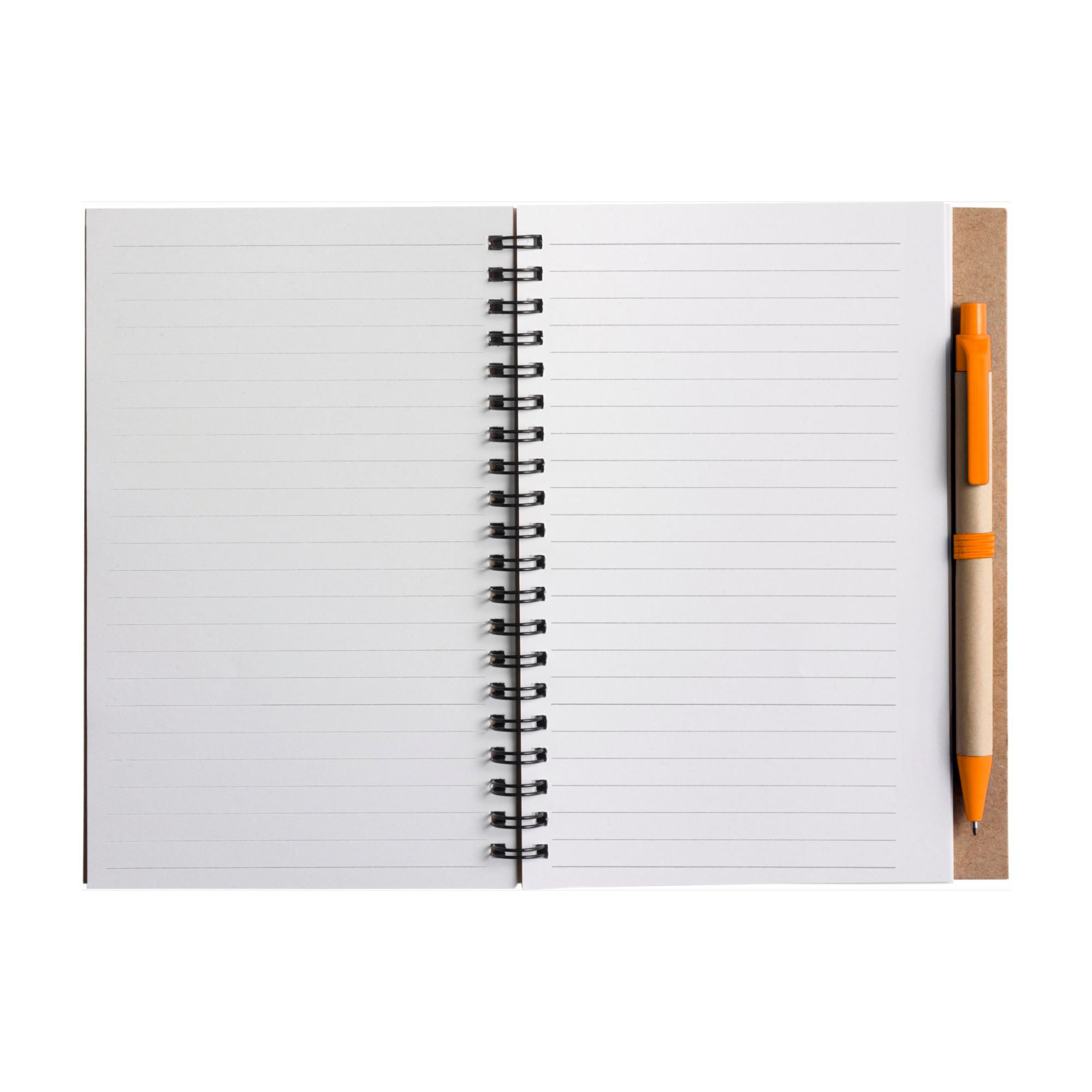 Cuaderno Stella | Cartón reciclado | Rayado | Bolígrafo