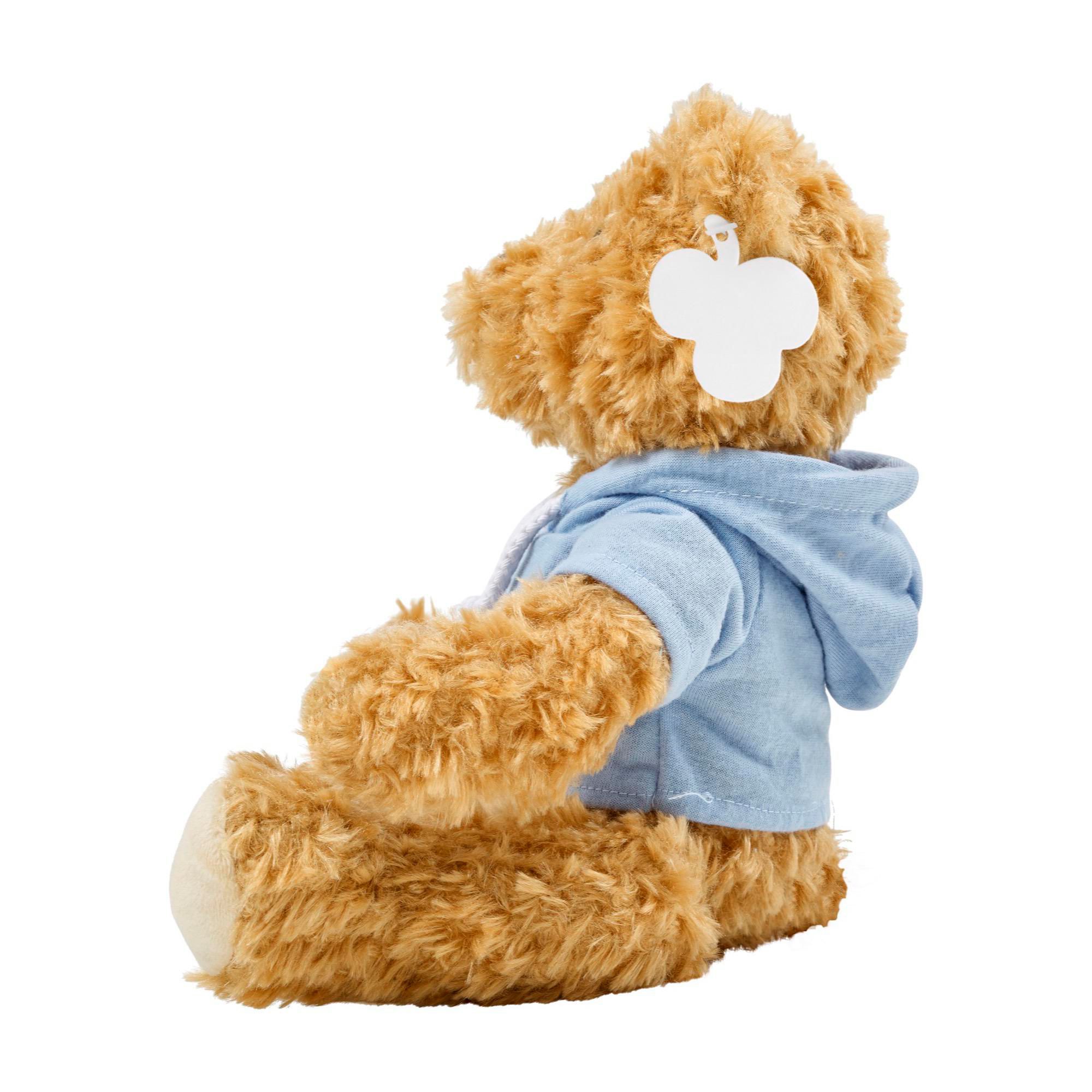 Oso de peluche con sudadera Monty