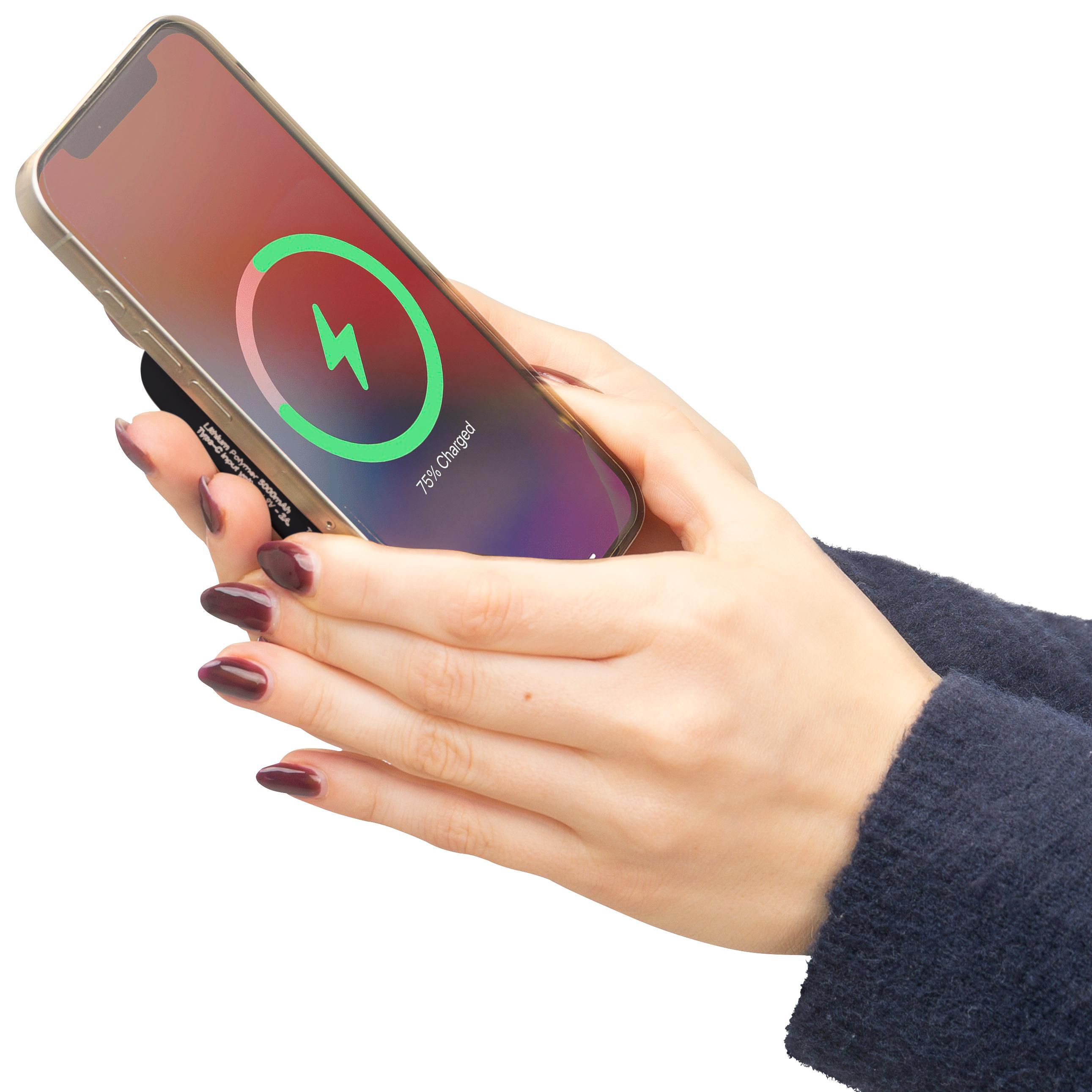 Wireless charger power bank Miren | Recycled | 5,000 mAh | MagSafe compatible