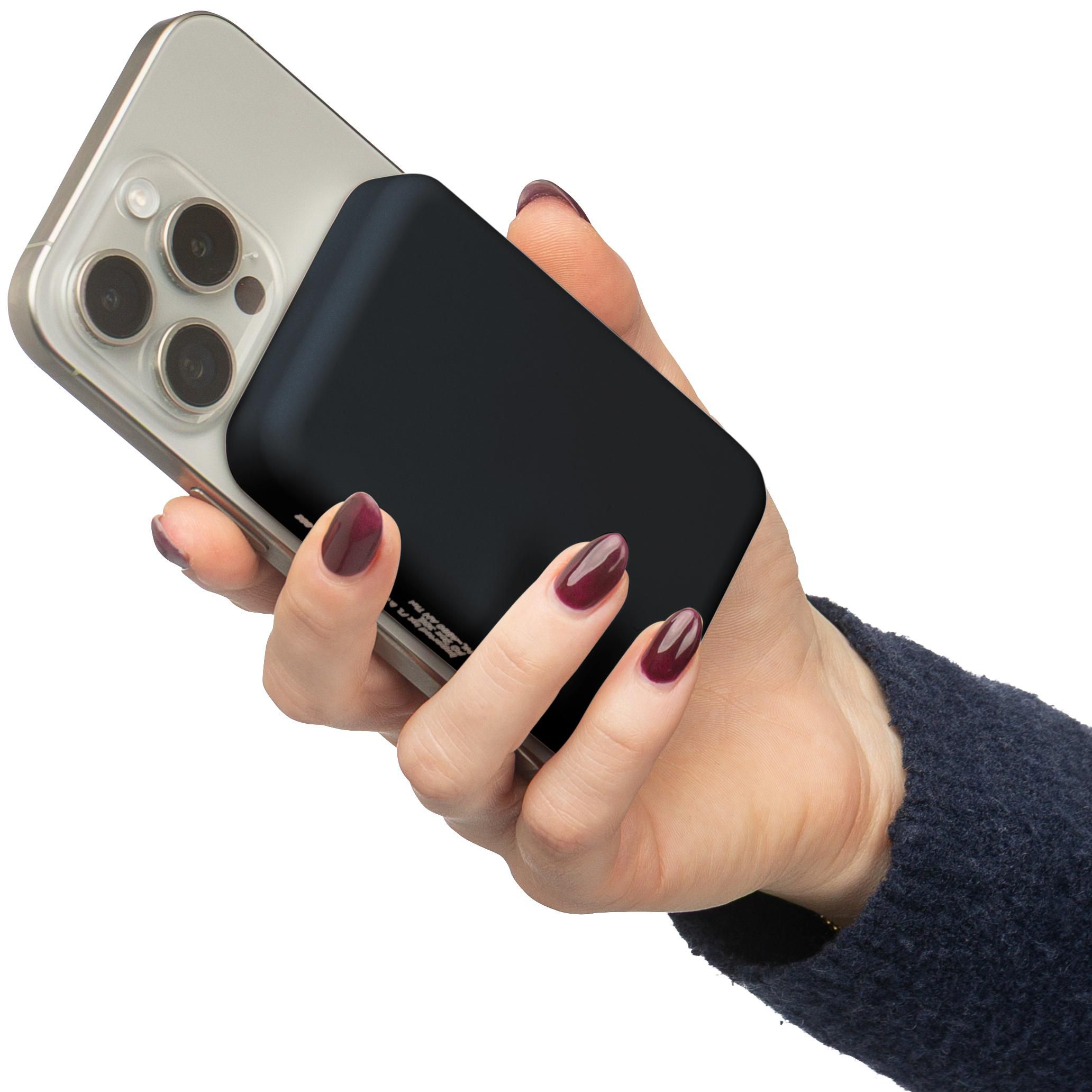 Wireless charger power bank Miren | Recycled | 5,000 mAh | MagSafe compatible