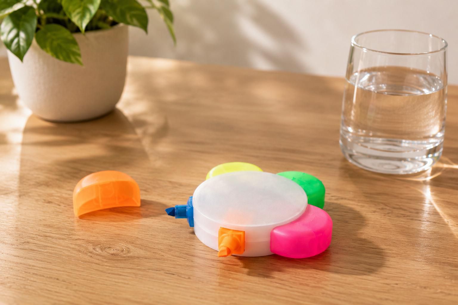Highlighter set Brodie | Plastic | 5 colors