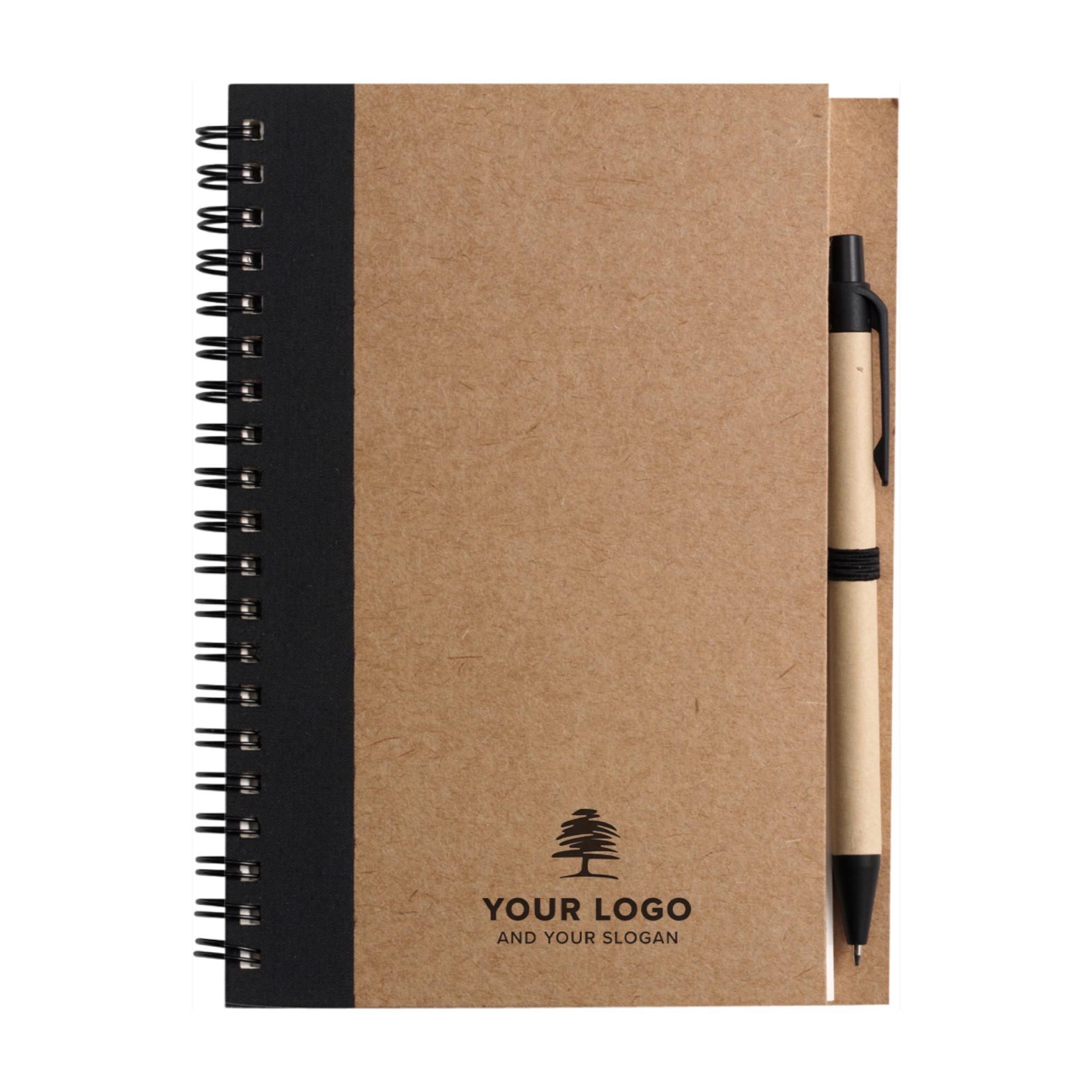 Notebook Stella | Recycled cardboard | Lined | With ballpen
