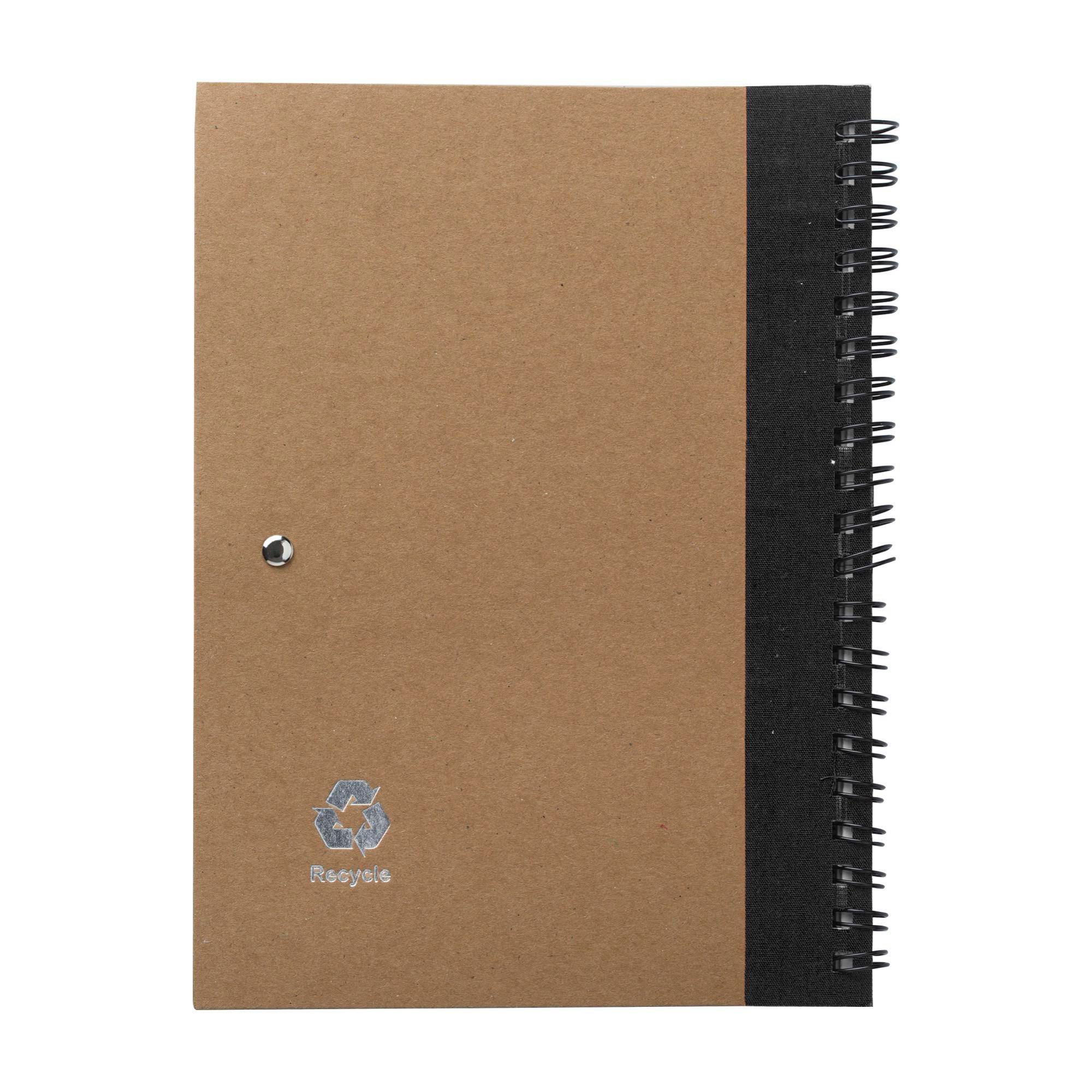 Notebook Stella | Recycled cardboard | Lined | With ballpen
