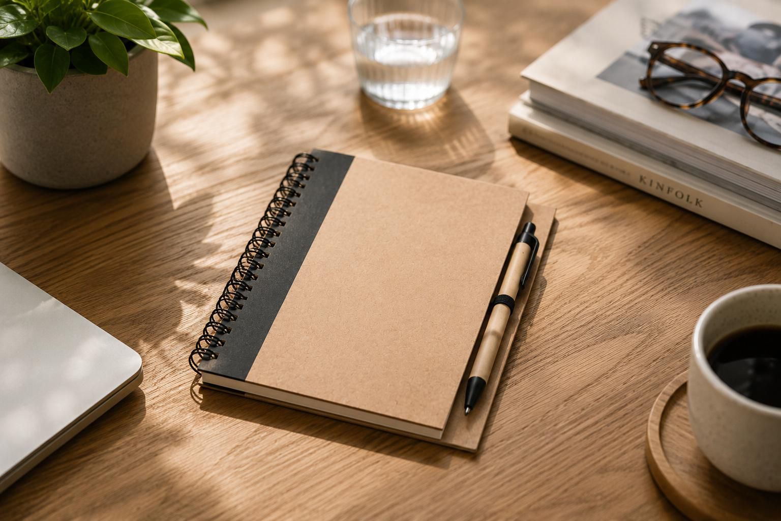 Notebook Stella | Recycled cardboard | Lined | With ballpen