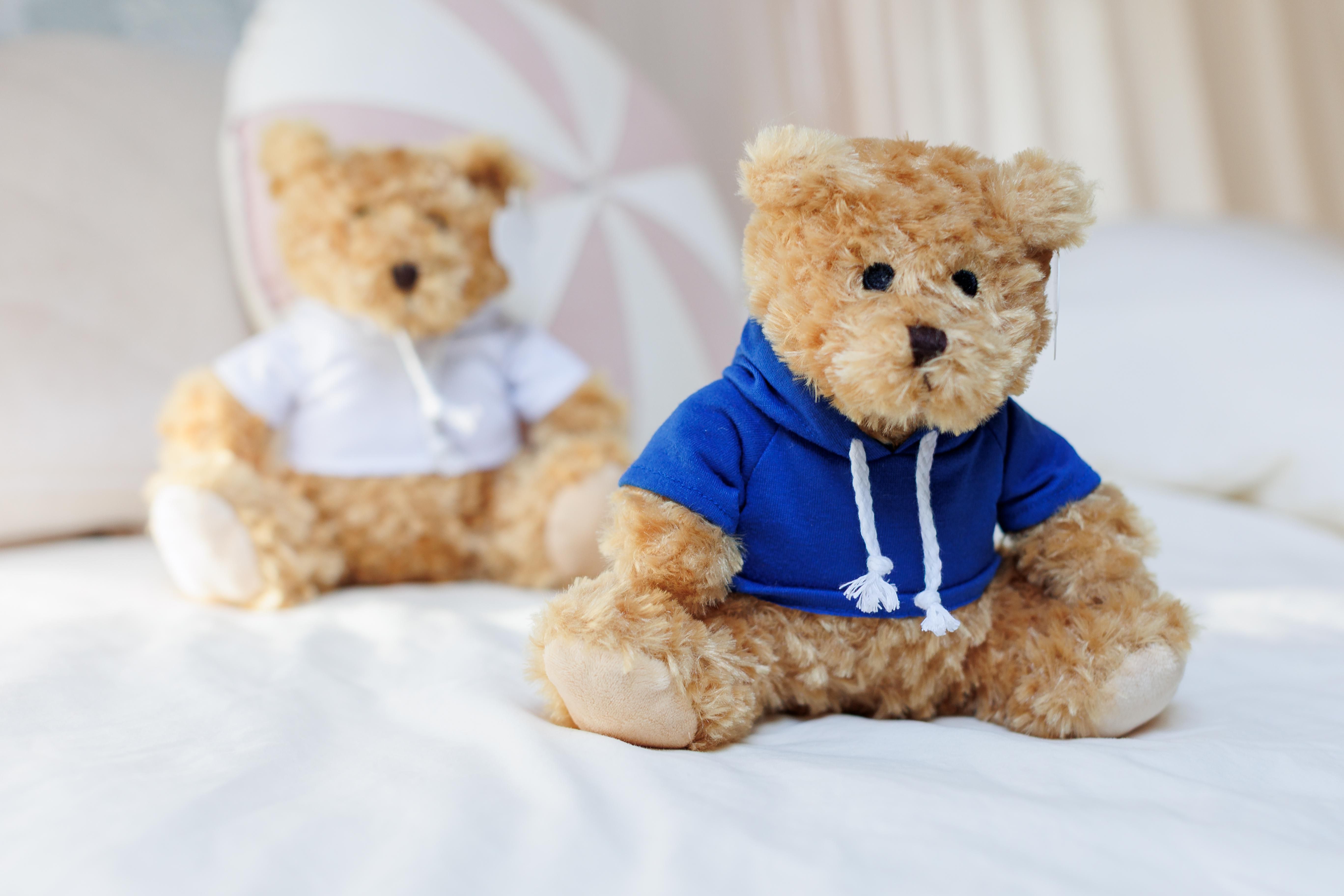 Oso de peluche con sudadera Monty