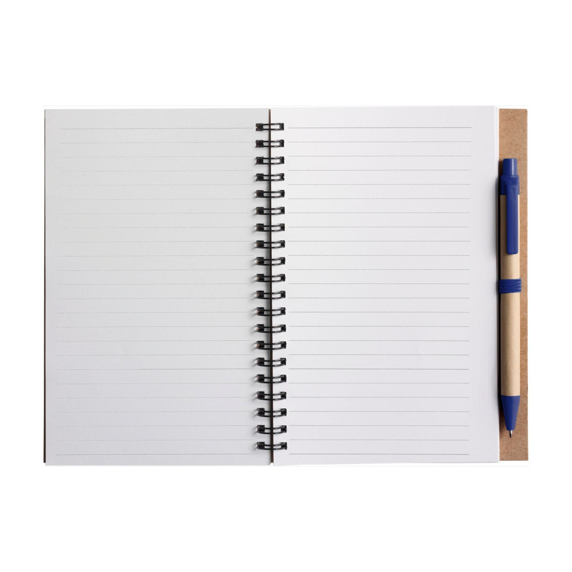 Cuaderno Stella | Cartón reciclado | Rayado | Bolígrafo