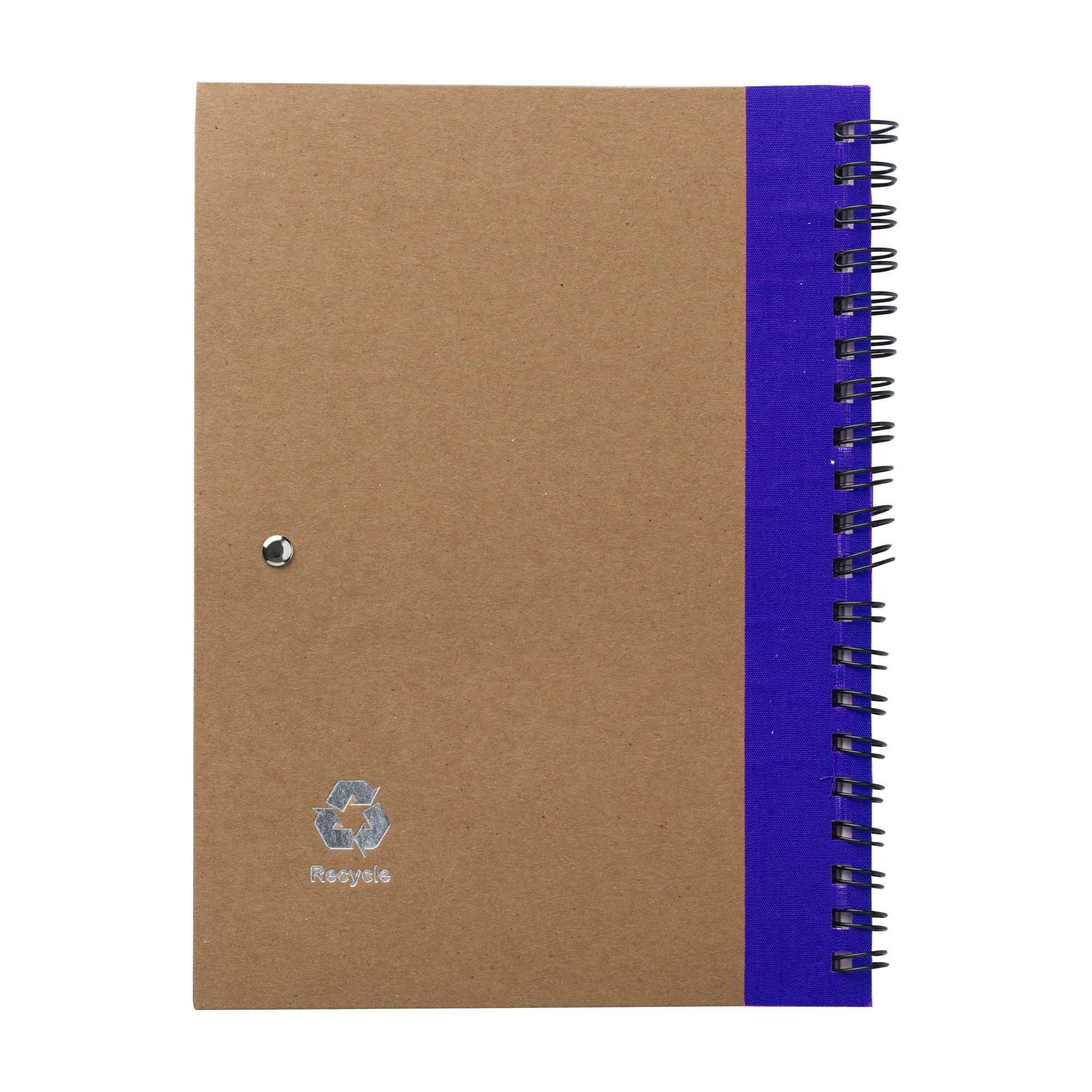 Cuaderno Stella | Cartón reciclado | Rayado | Bolígrafo