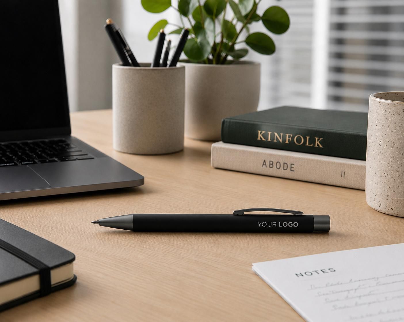 Ballpen Emmett | Recycled | Rubber finish