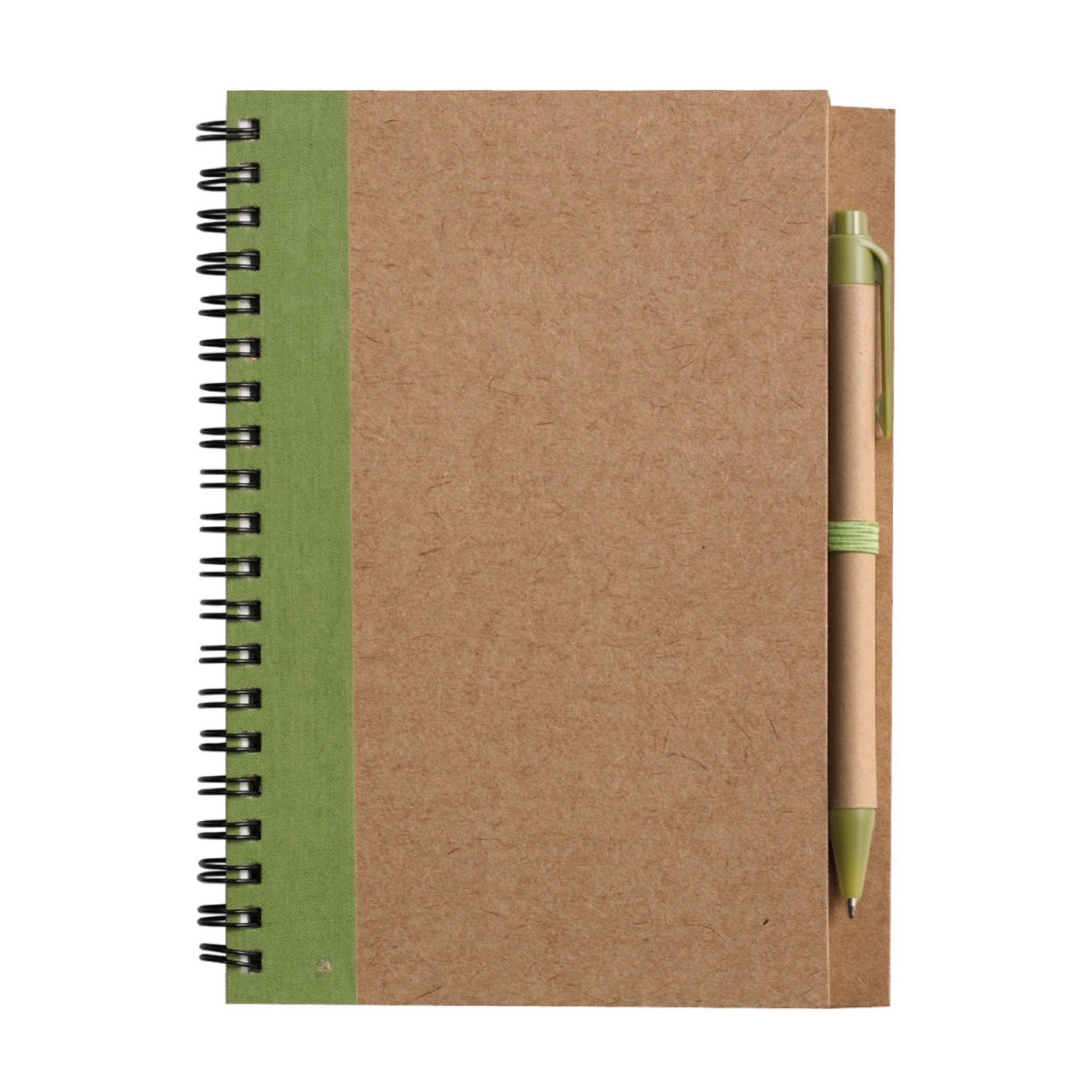 Cuaderno Stella | Cartón reciclado | Rayado | Bolígrafo