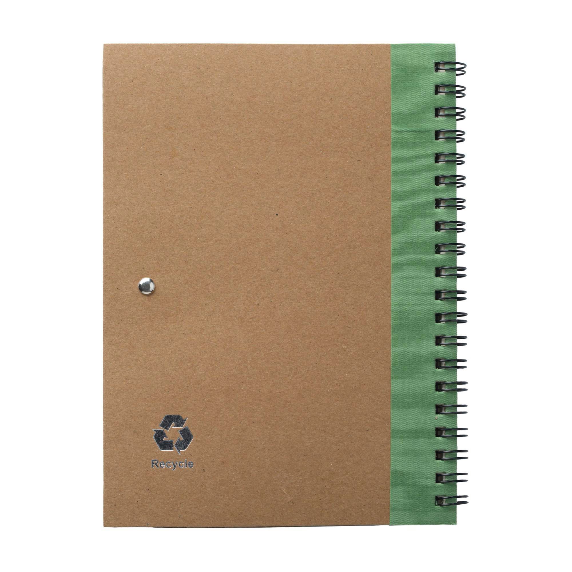 Cuaderno Stella | Cartón reciclado | Rayado | Bolígrafo