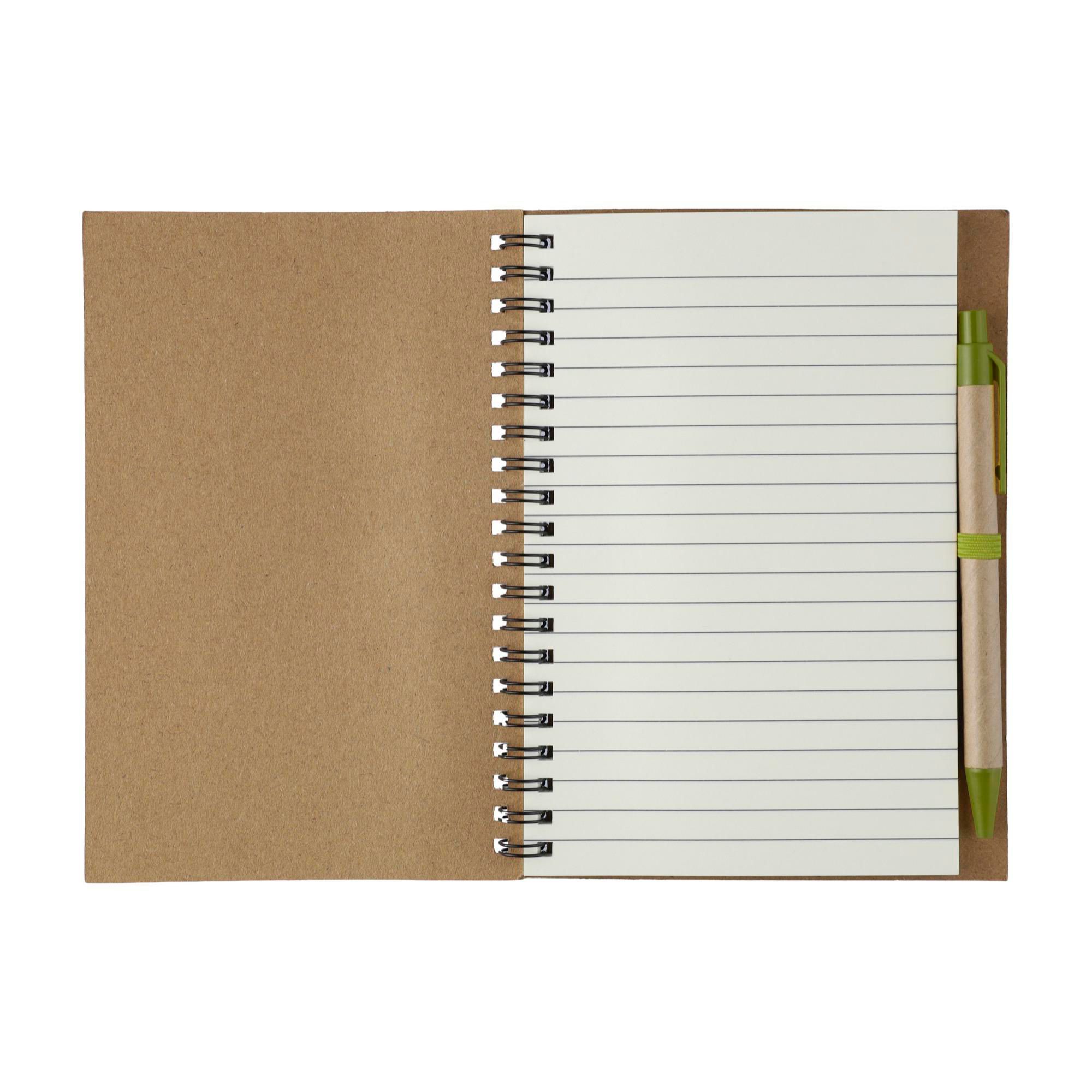 Cuaderno Stella | Cartón reciclado | Rayado | Bolígrafo