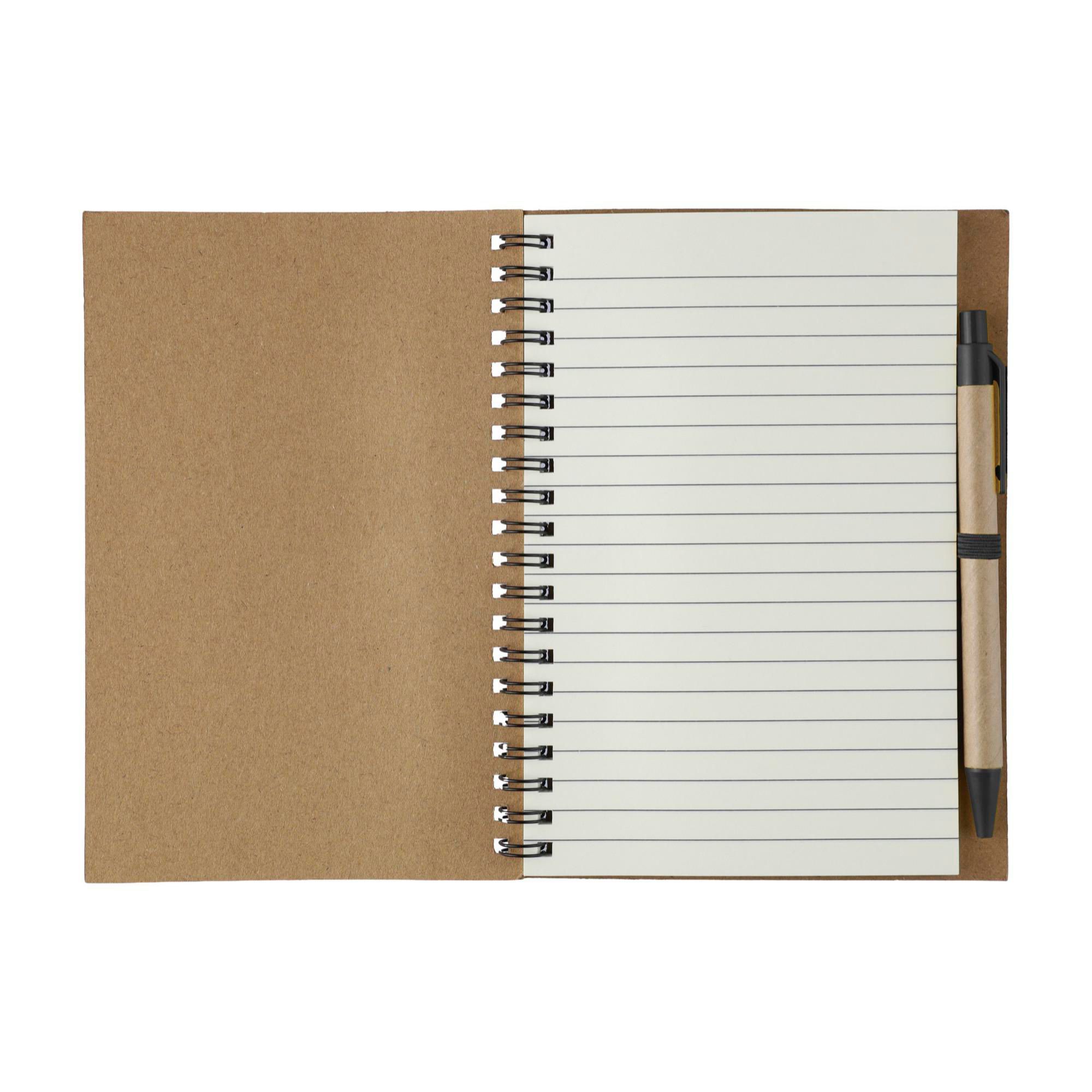 Cuaderno Stella | Cartón reciclado | Rayado | Bolígrafo
