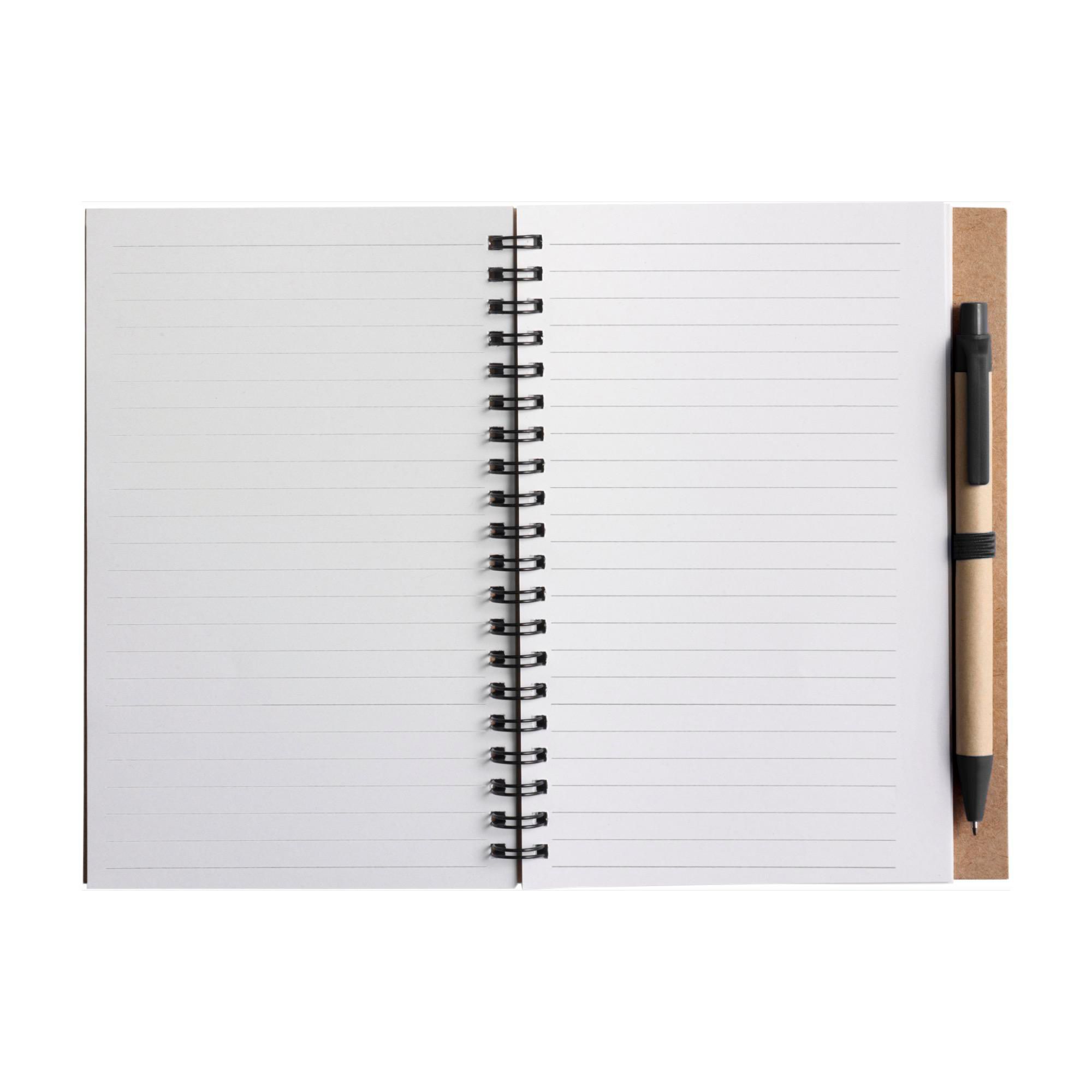 Cuaderno Stella | Cartón reciclado | Rayado | Bolígrafo