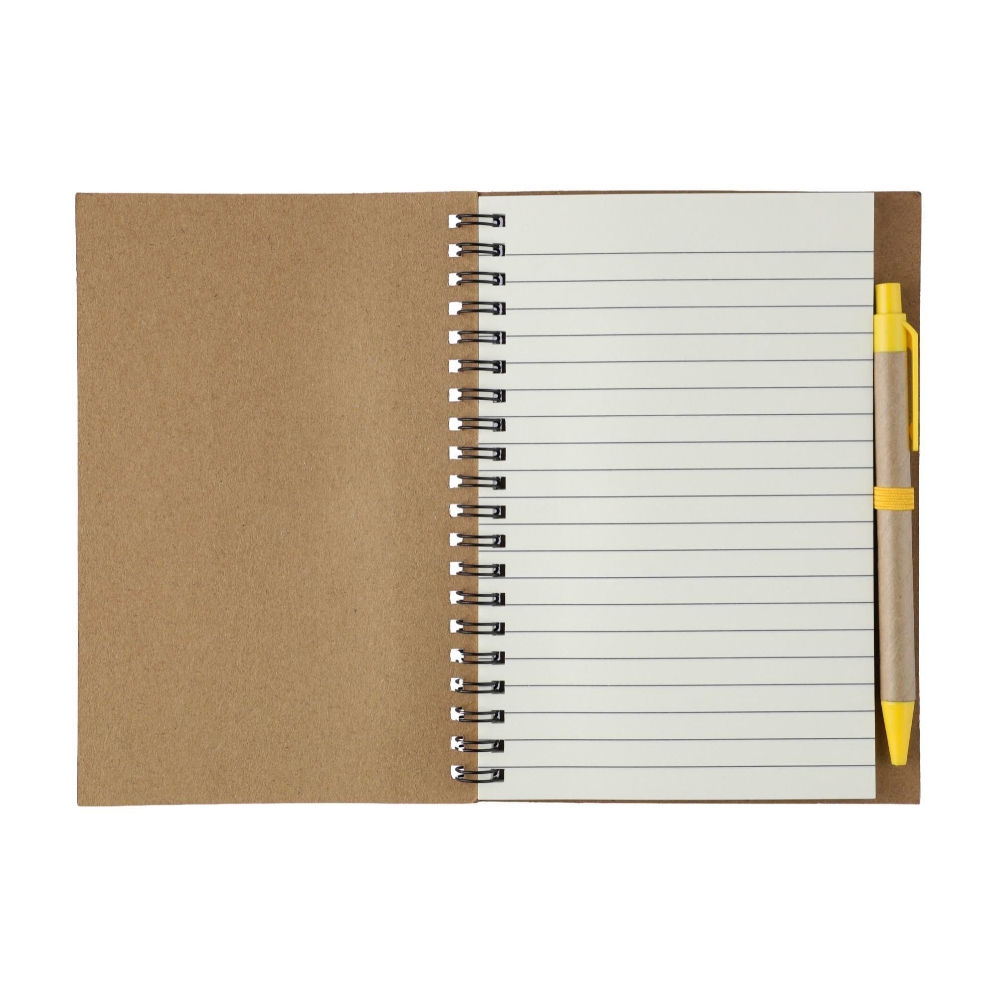 Cuaderno Stella | Cartón reciclado | Rayado | Bolígrafo