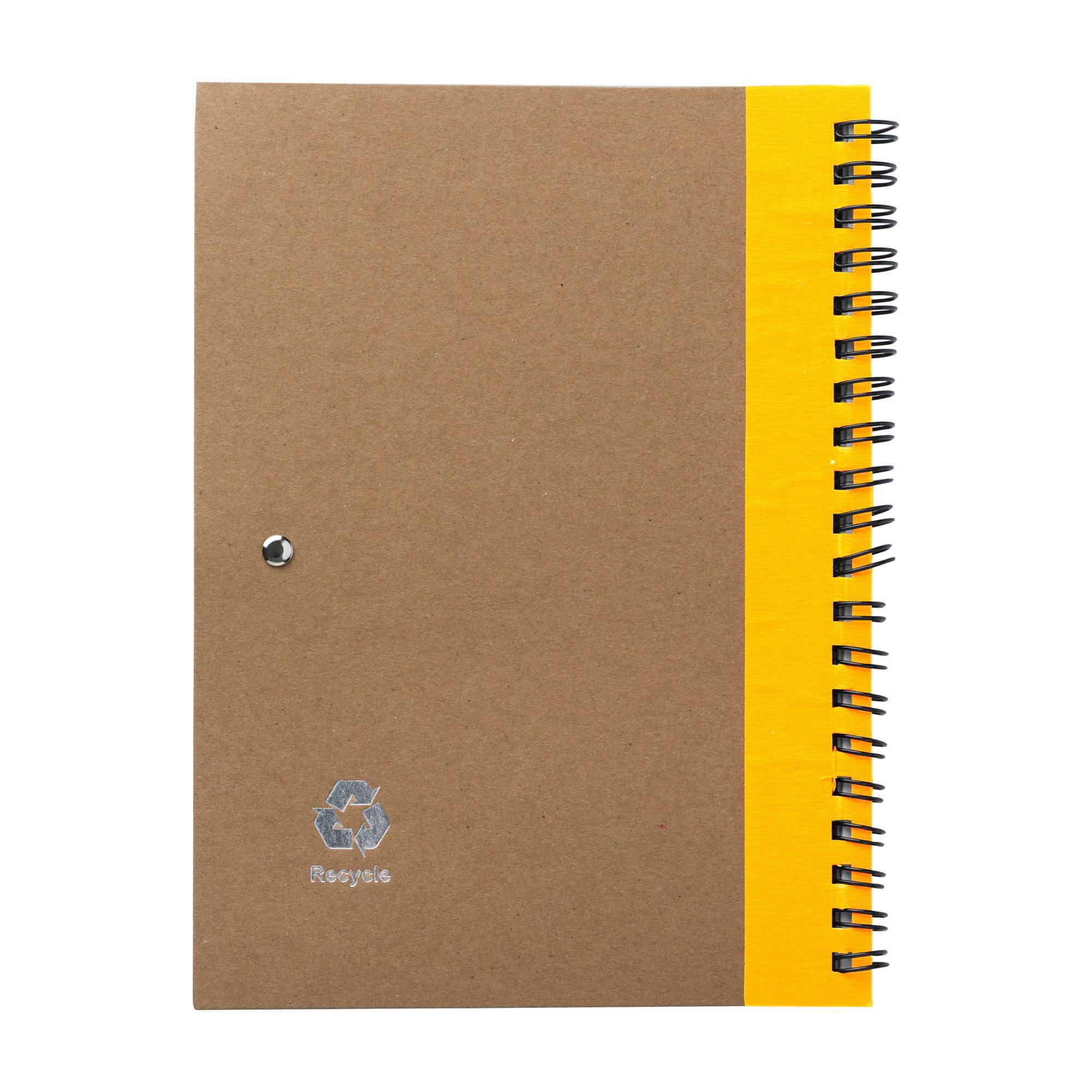 Cuaderno Stella | Cartón reciclado | Rayado | Bolígrafo