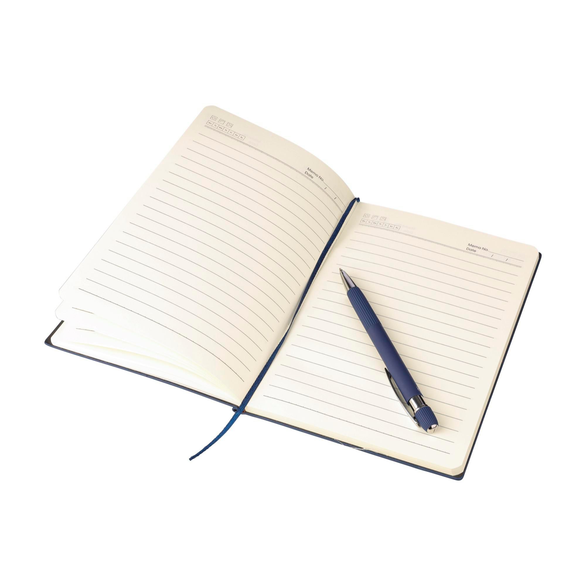 Notebook set Tarek | Recycled synthetic leather | A5 | With ballpen
