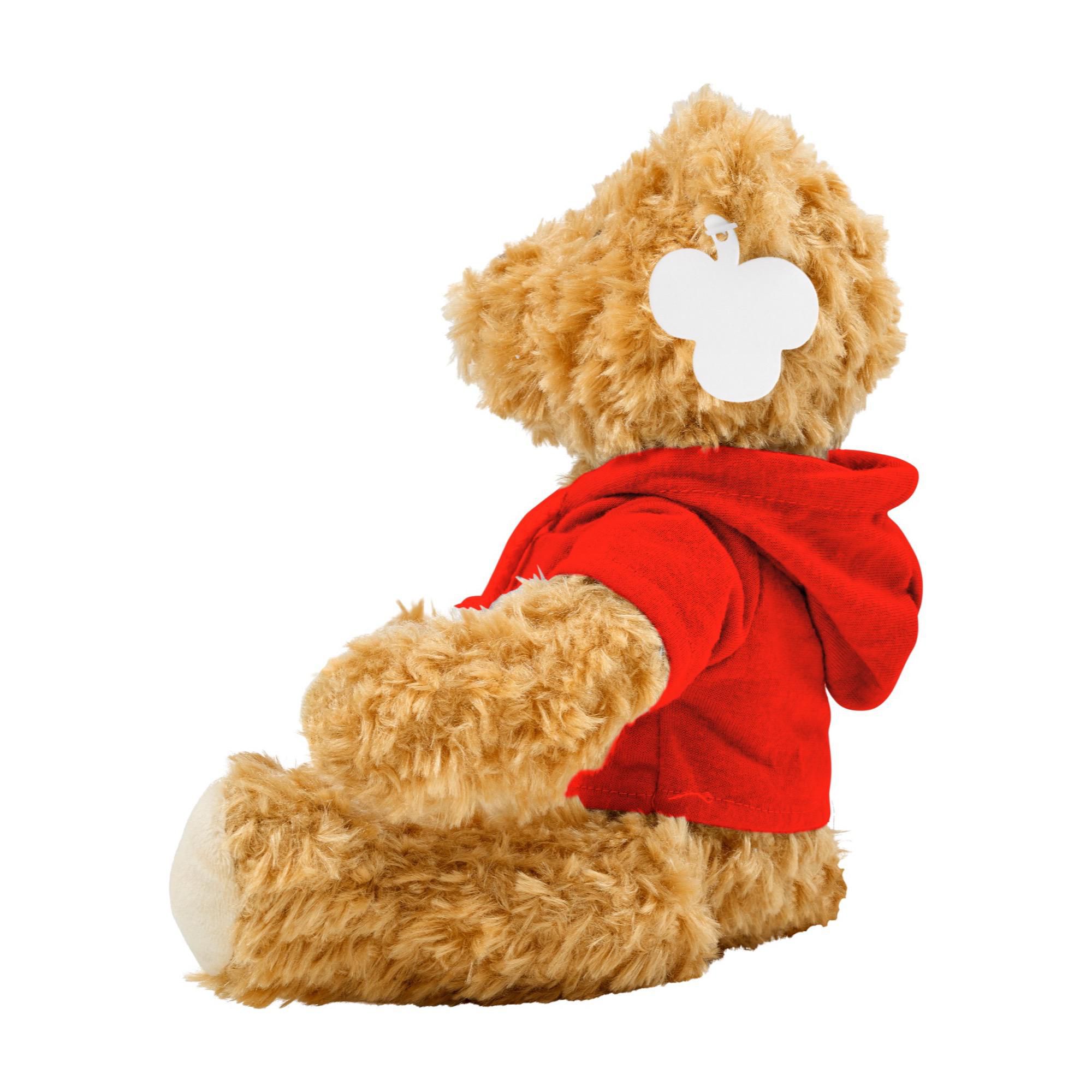 Oso de peluche con sudadera Monty