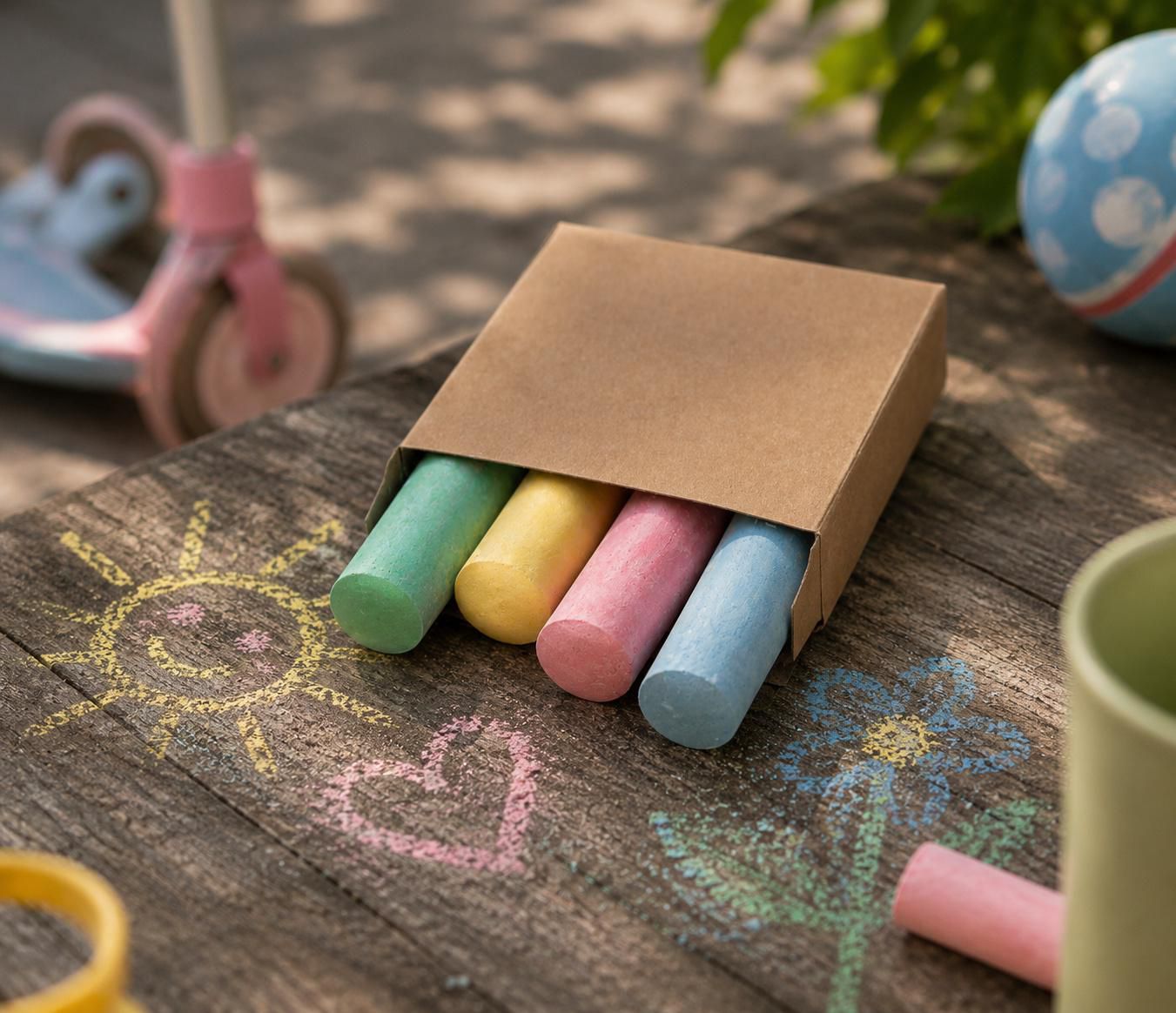 Sidewalk chalk set Orville | 4 pcs