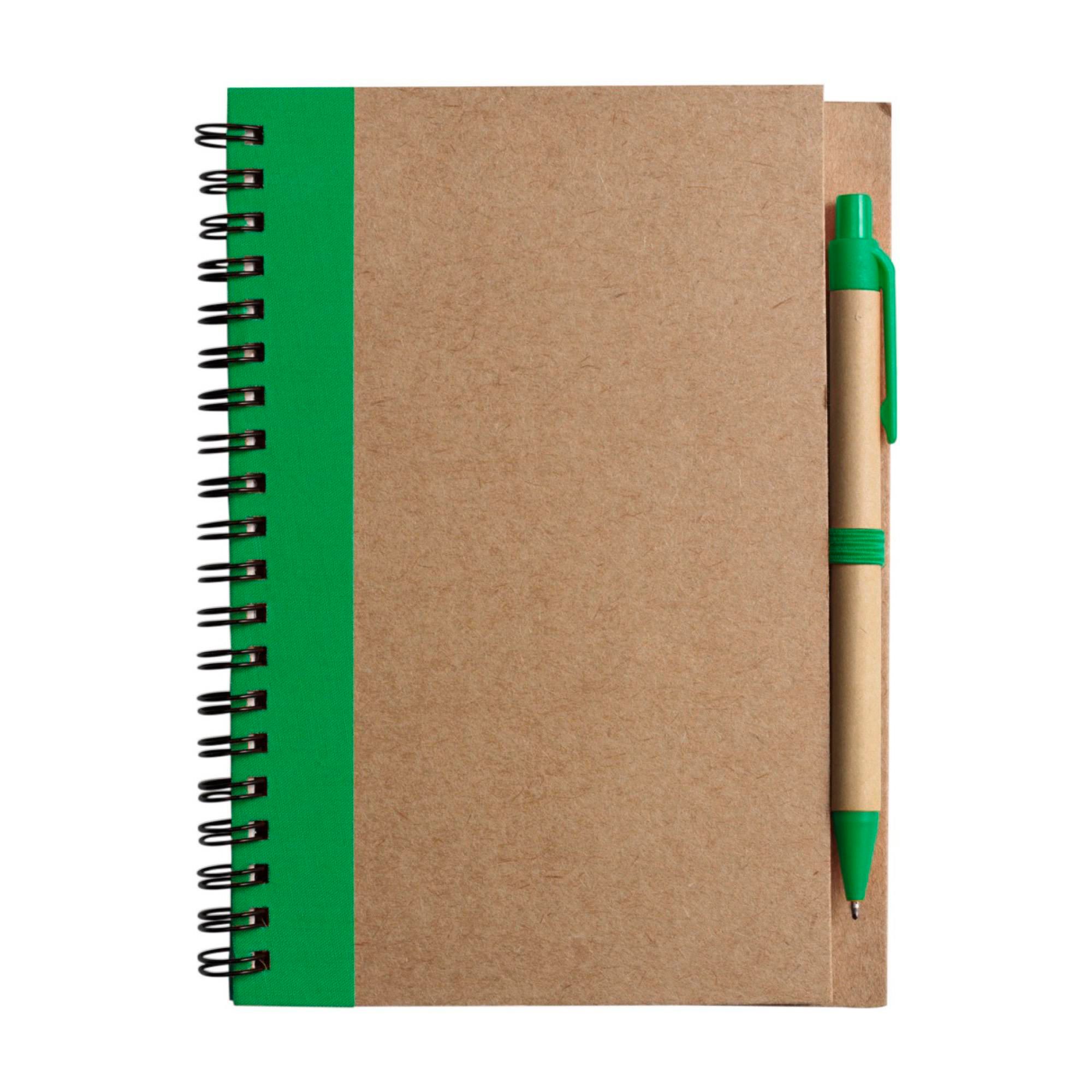 Cuaderno Stella | Cartón reciclado | Rayado | Bolígrafo