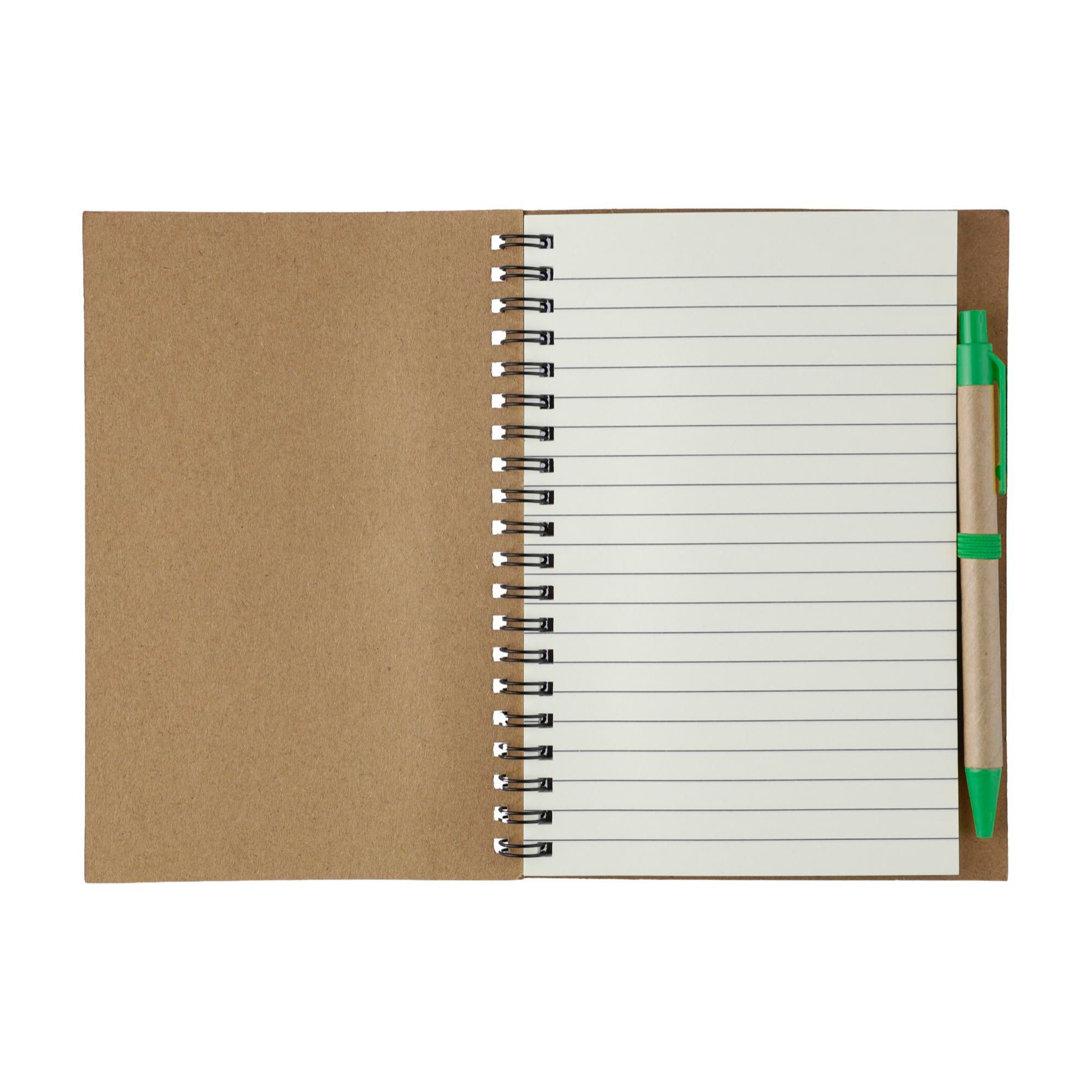 Cuaderno Stella | Cartón reciclado | Rayado | Bolígrafo