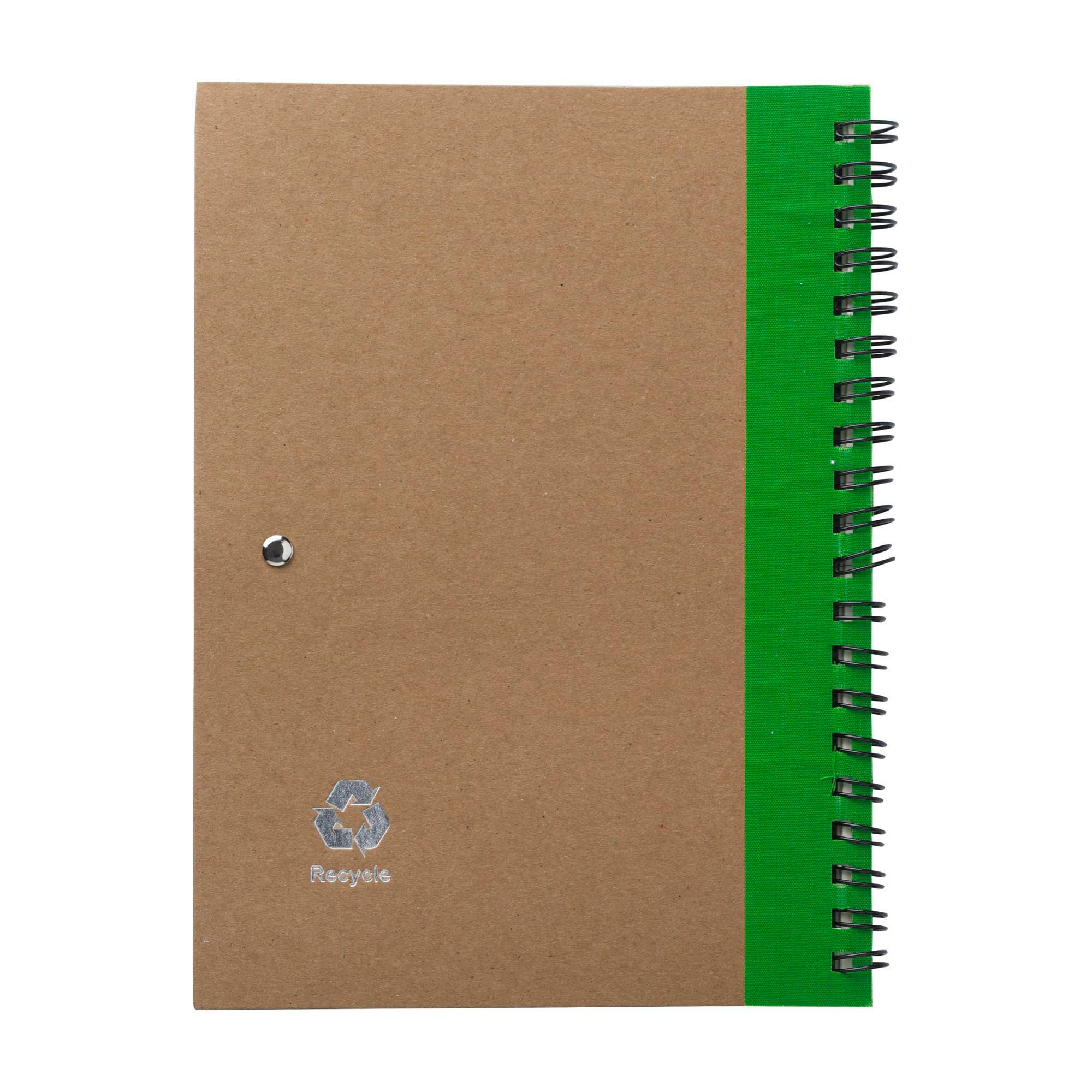 Cuaderno Stella | Cartón reciclado | Rayado | Bolígrafo
