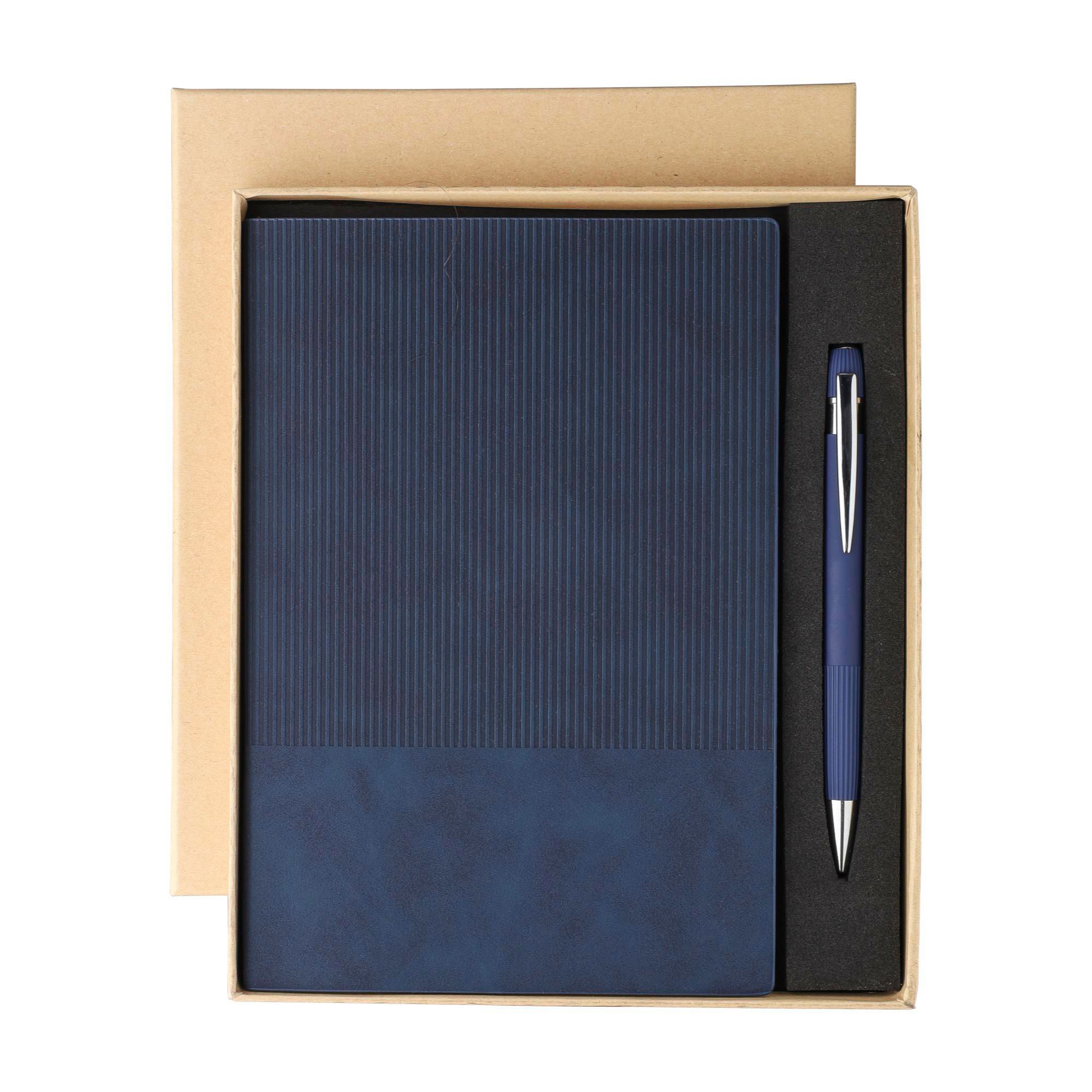 Notebook set Tarek | Recycled synthetic leather | A5 | With ballpen