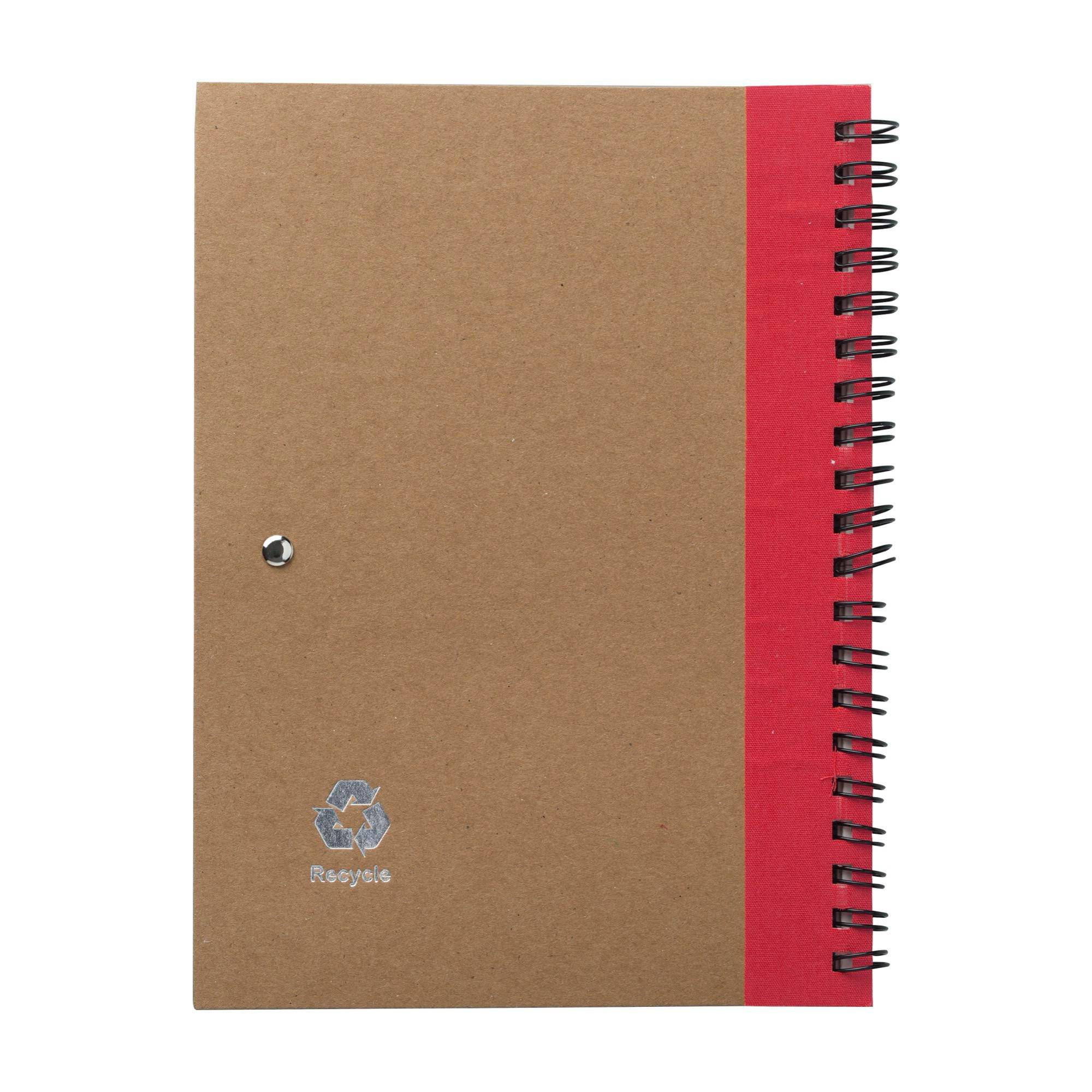 Cuaderno Stella | Cartón reciclado | Rayado | Bolígrafo