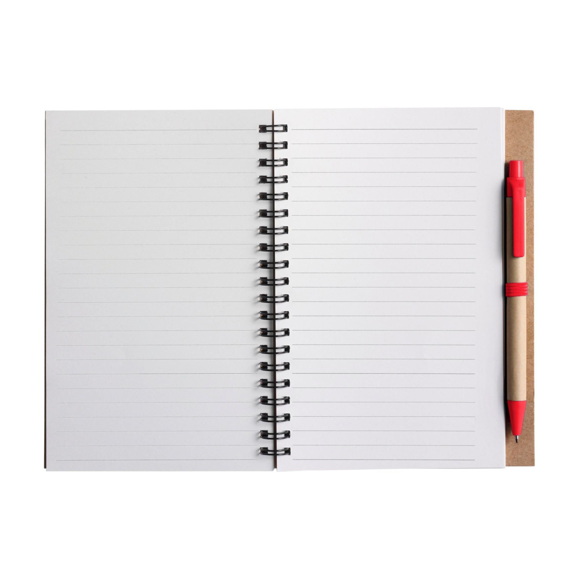 Cuaderno Stella | Cartón reciclado | Rayado | Bolígrafo