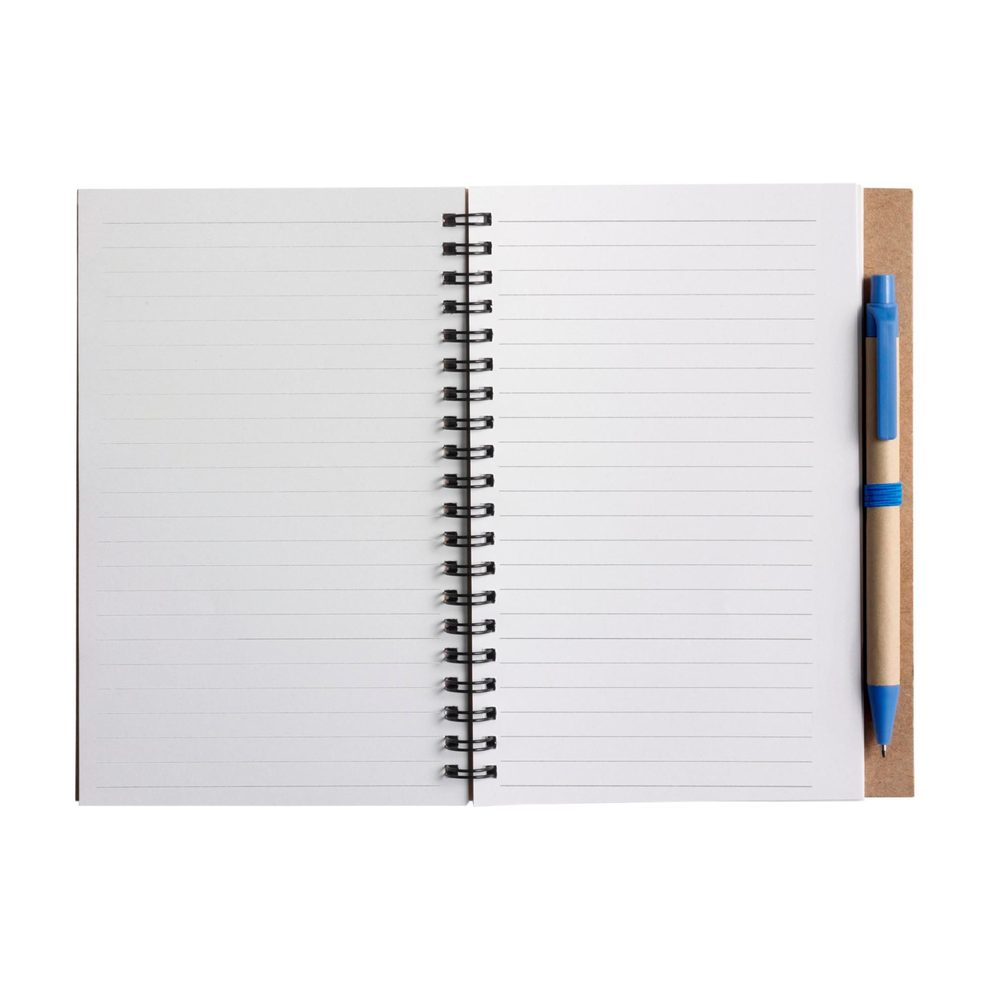 Cuaderno Stella | Cartón reciclado | Rayado | Bolígrafo