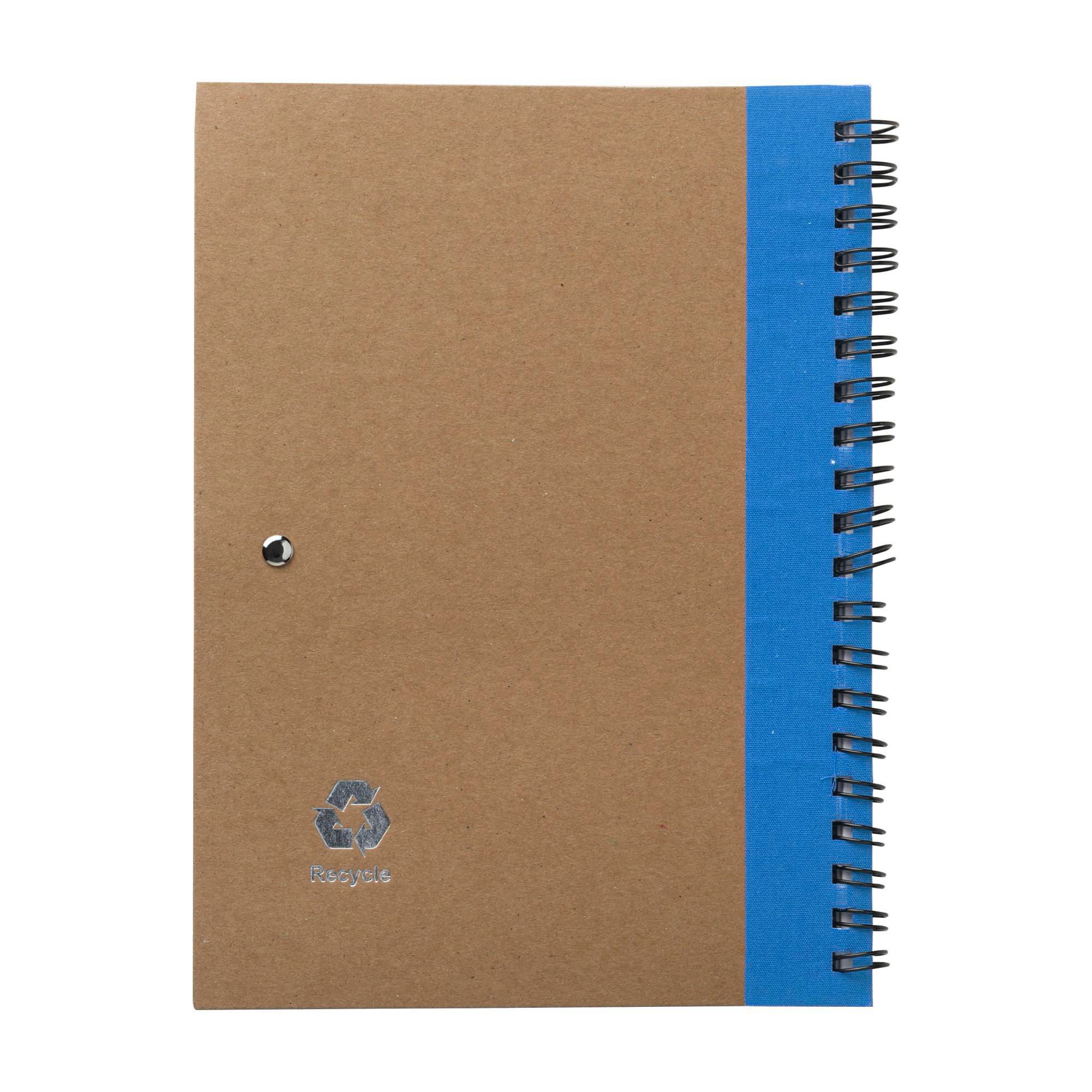 Cuaderno Stella | Cartón reciclado | Rayado | Bolígrafo