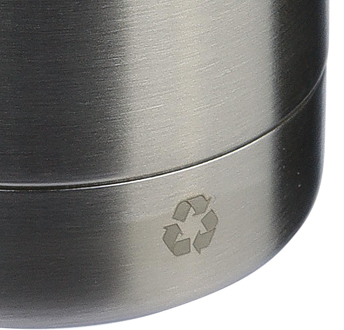 Botella de acero inox. reciclado Isaiah 500 ml