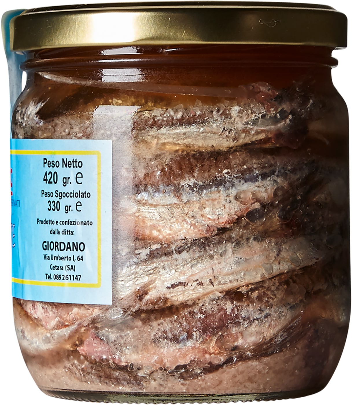 Anchovies in Sea Salt
