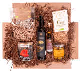 Mediterranean food gift basket from Italy
