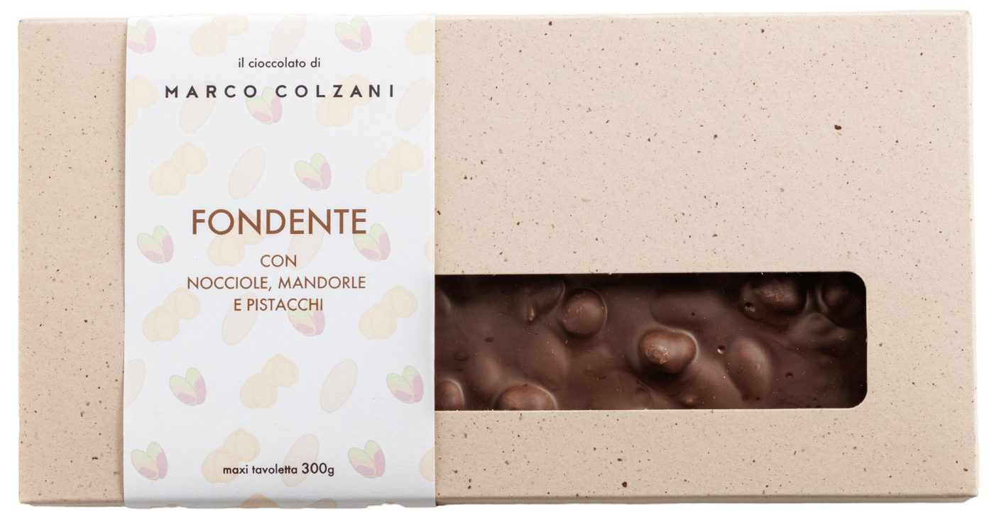Nuts Chocolate Brick (Maxi Tavoletta di Cioccolato Fondente