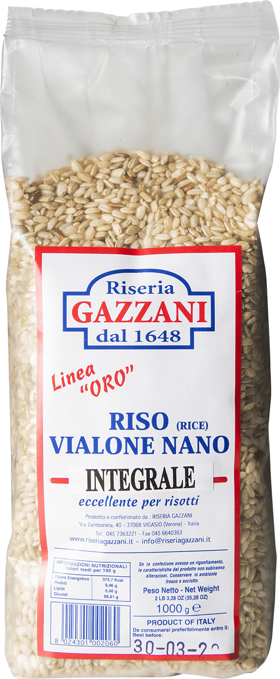Brown Vialone Nano Rice (Riso Vialone Nano Integrale)
