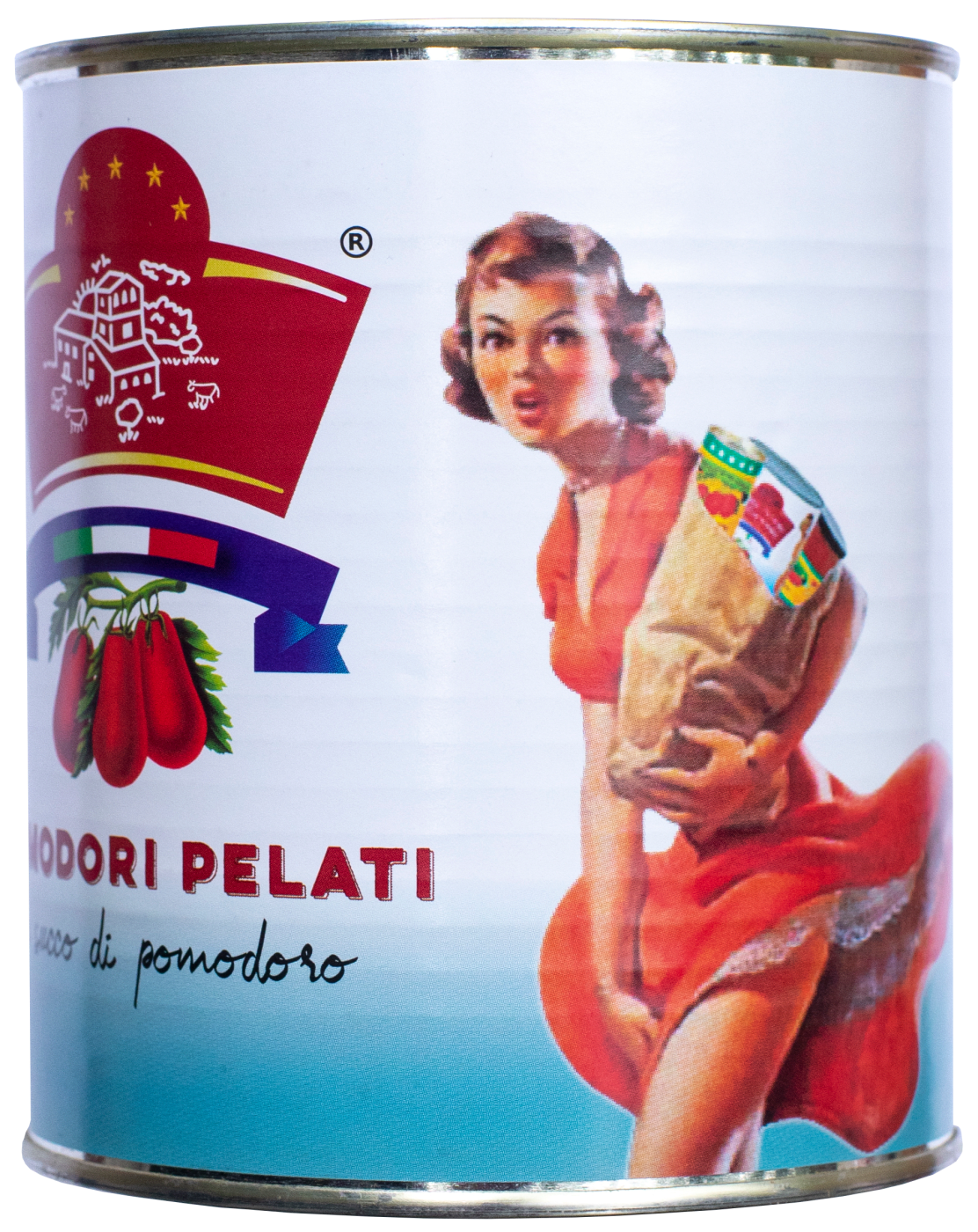 Plum canned Italian tomatoes from Puglia - 800 gr