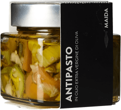 antipasto giardiniera vegetables in extra virgin olive oil