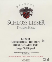 Riesling Niederberg Helden Beerenauslese (fruchtsüß) 2010