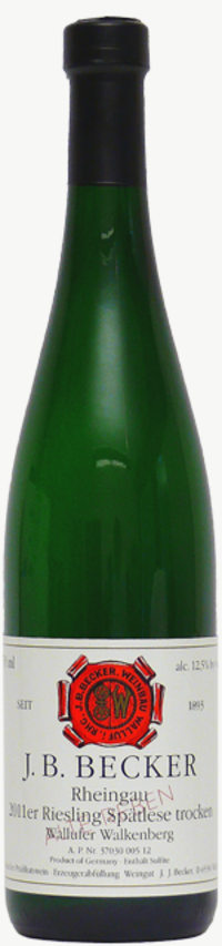 Riesling Spätlese trocken alte Reben Wallufer Walkenberg