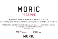 Blaufränkisch Moric Reserve 2012