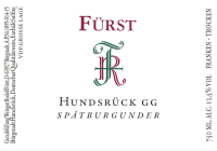 Spätburgunder Hundsrück Großes Gewächs 2016