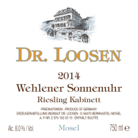 Riesling Wehlener Sonnenuhr Kabinett (fruchtsüß)