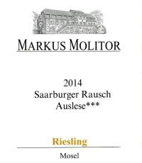 Riesling Saarburger Rausch Auslese *** Goldene Kapsel (fruchtsüß)